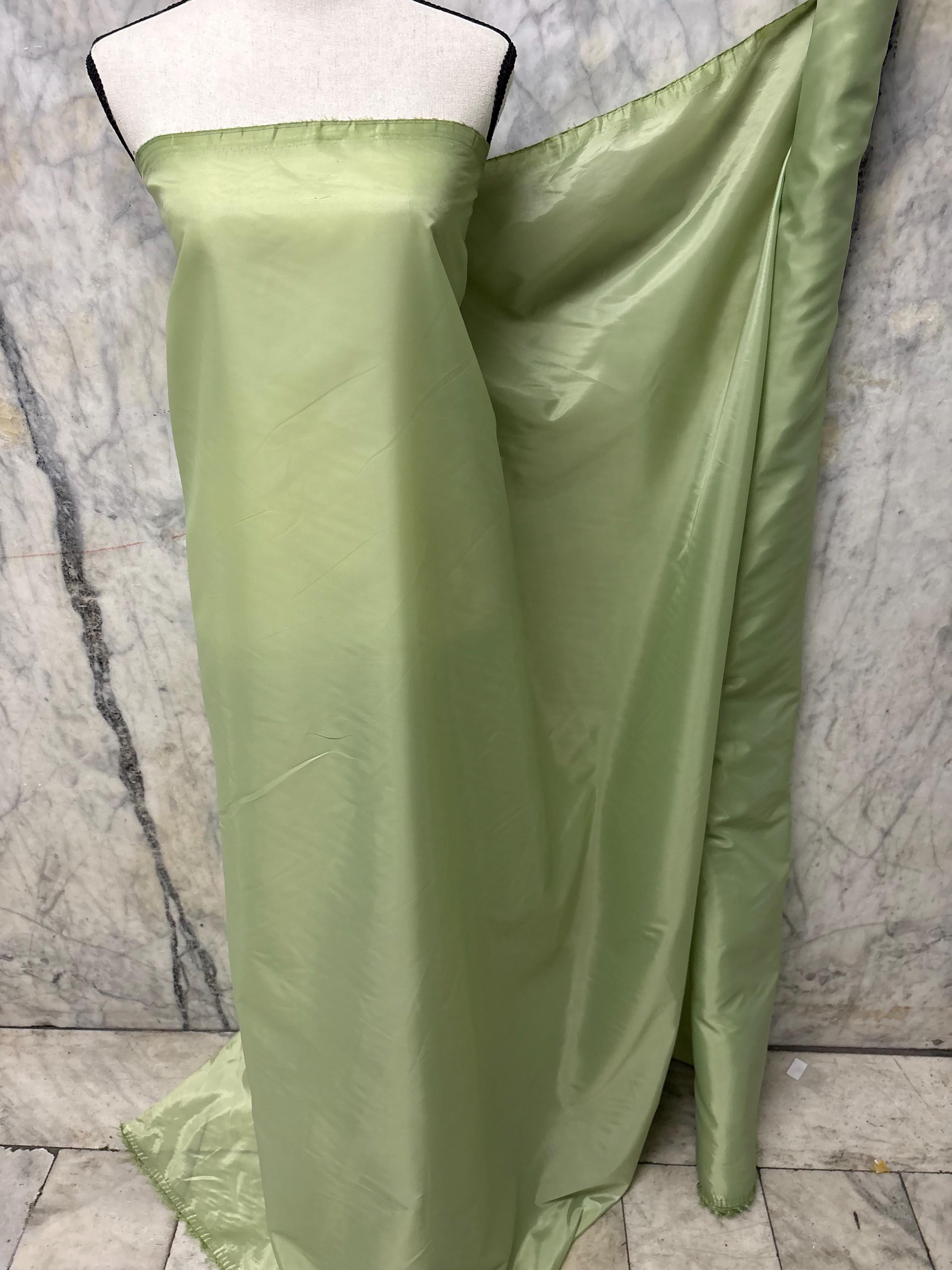 Poly Lining Fabrics - Sage - 60" Width