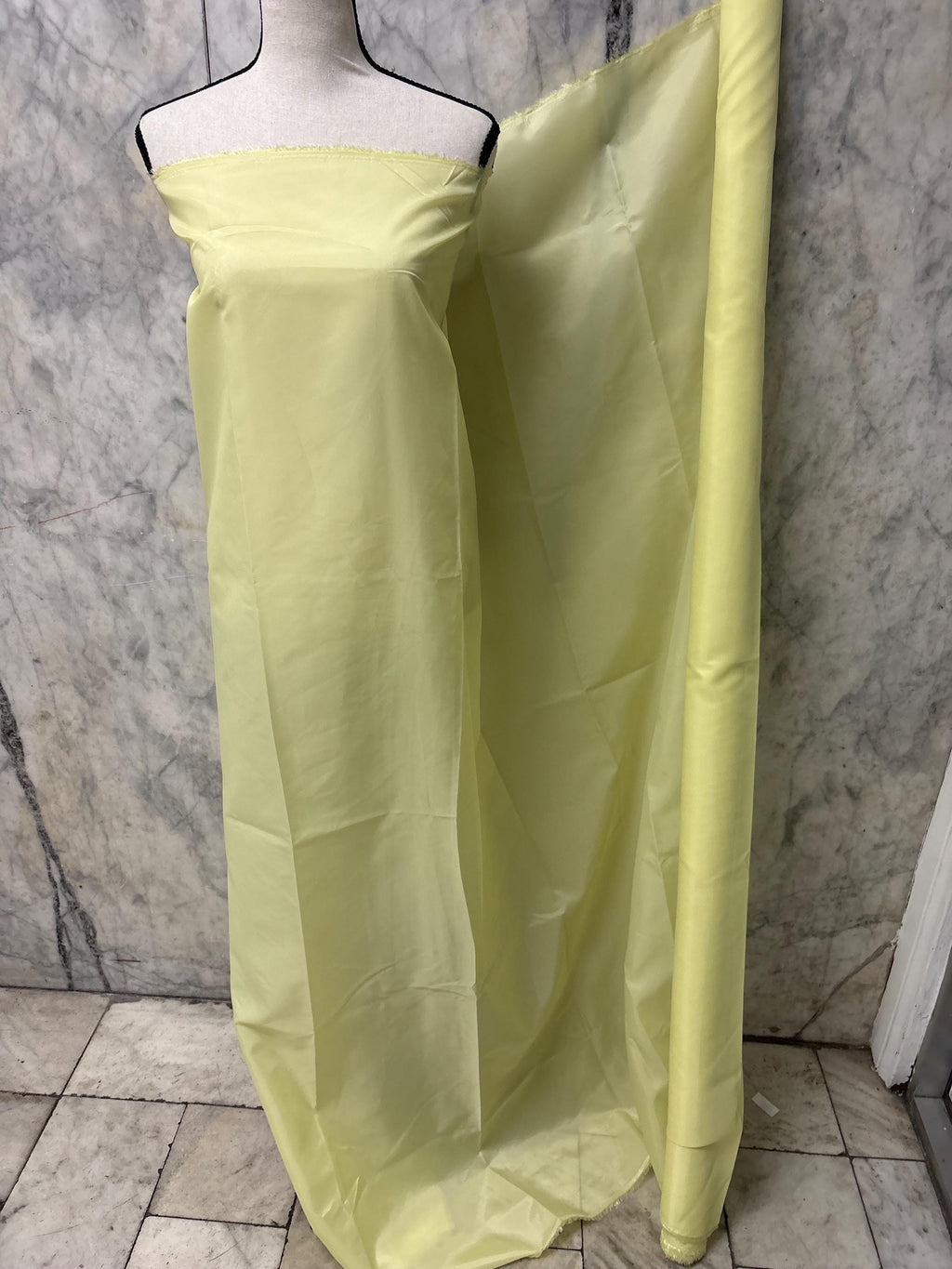 Poly Lining Fabrics - Yellow - 60" Width