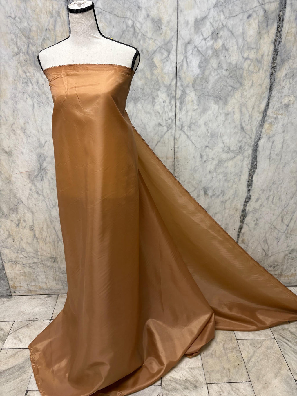 Poly Lining Fabrics - Light Brown - 60" Width