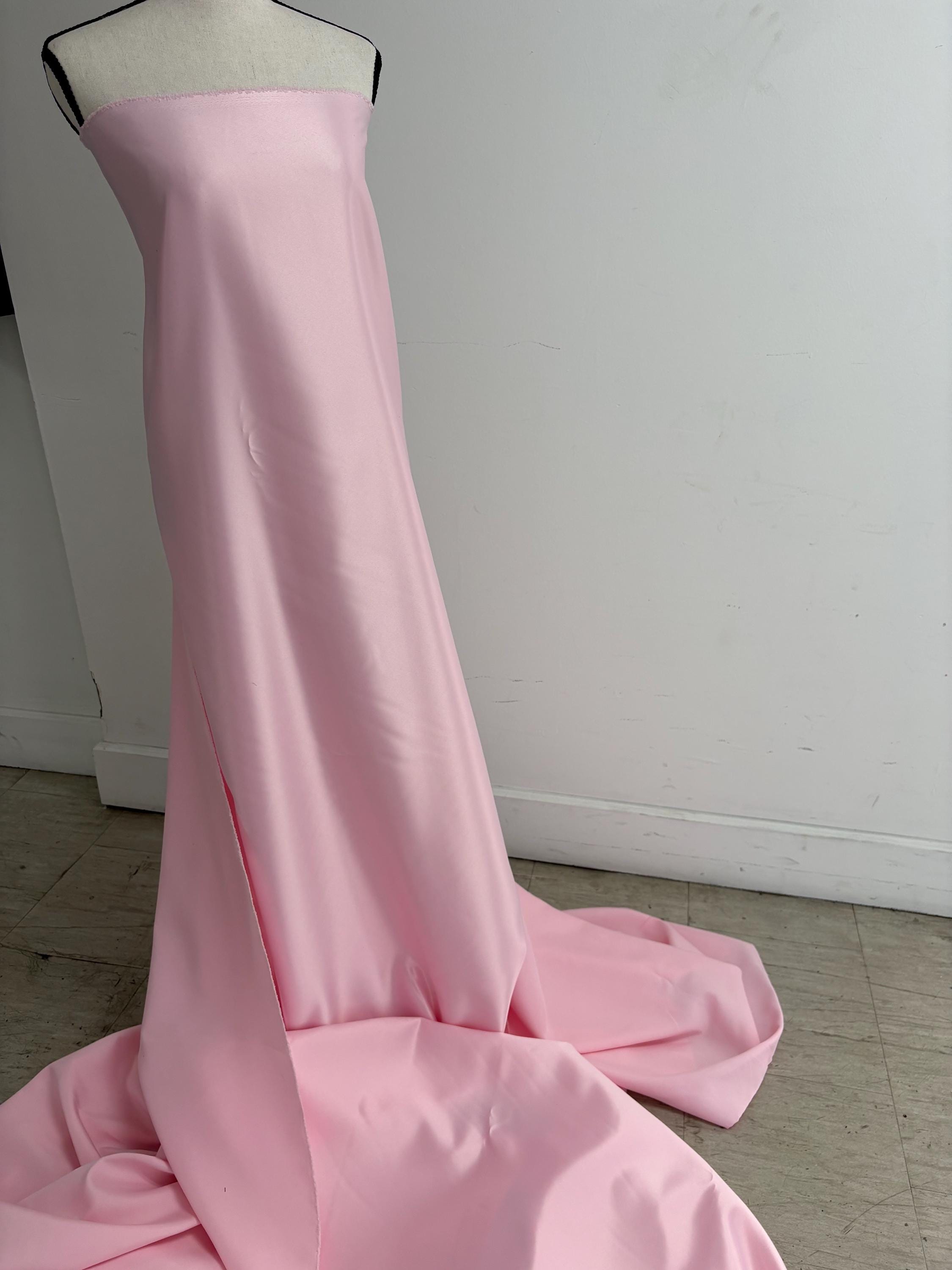 Dull Bridal satin fabric - Pink - 58" Width - Ref. Nas