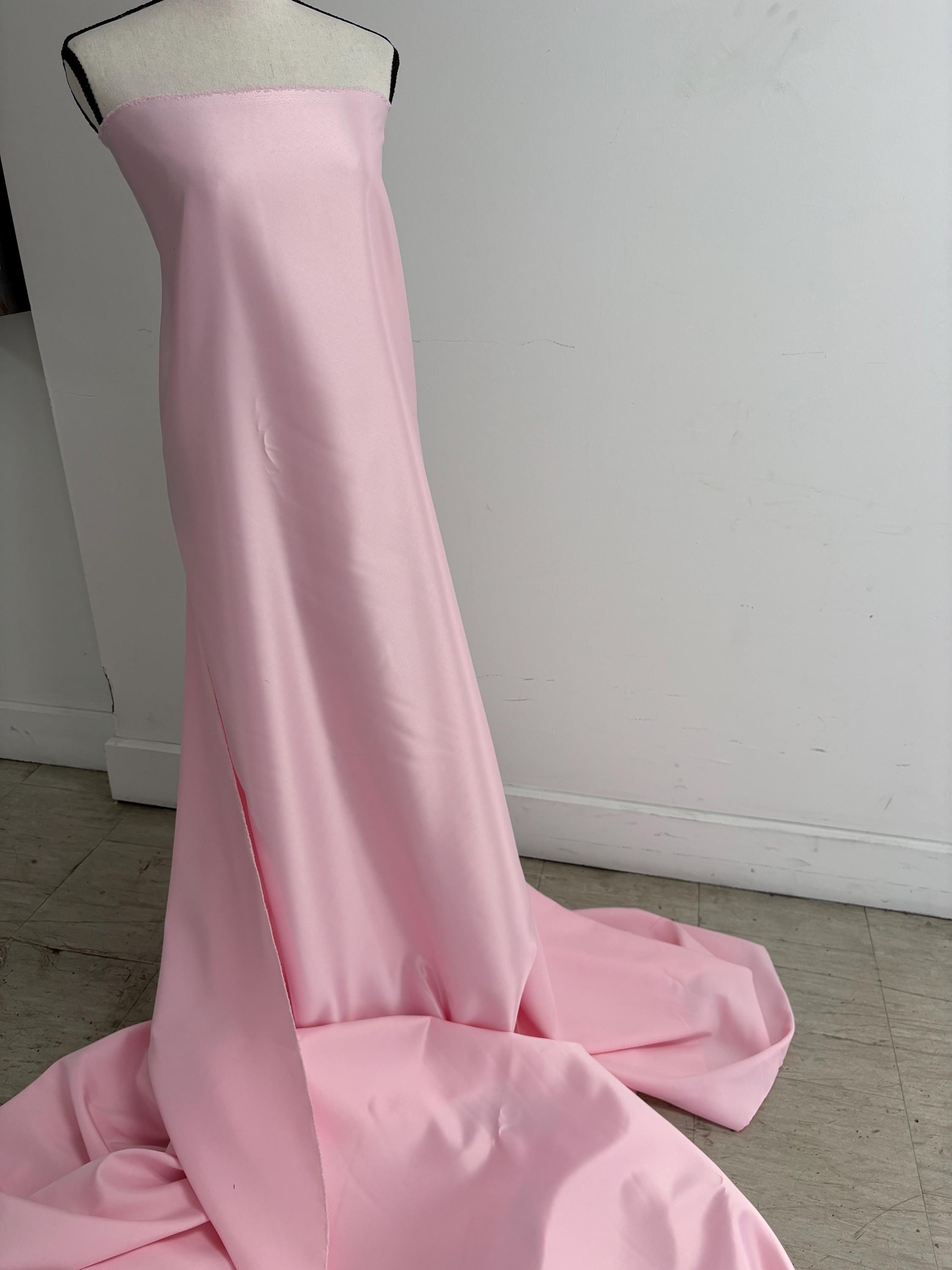 Dull Bridal satin fabric - Pink - 58" Width - Ref. Nas