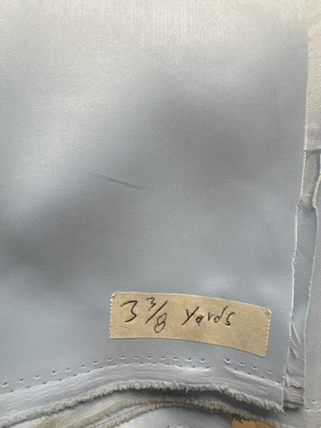3.75 Yards Dull Bridal satin fabric - Blue - 58" Width - Ref. Nas3