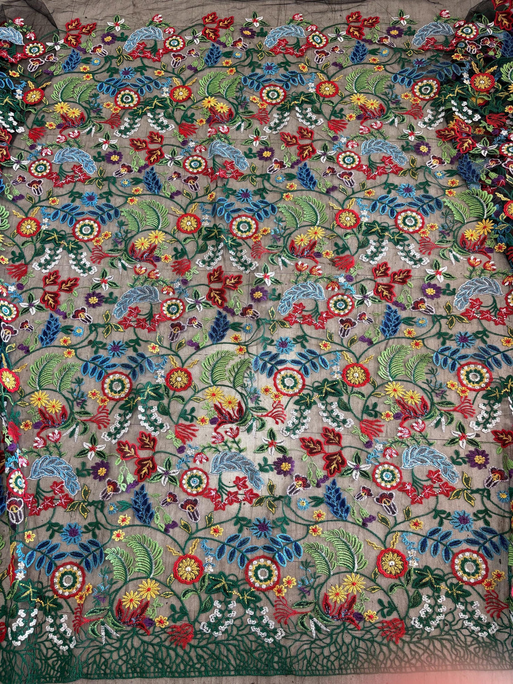 Lace Fabric - Design Multi Floral - Ref. BNG