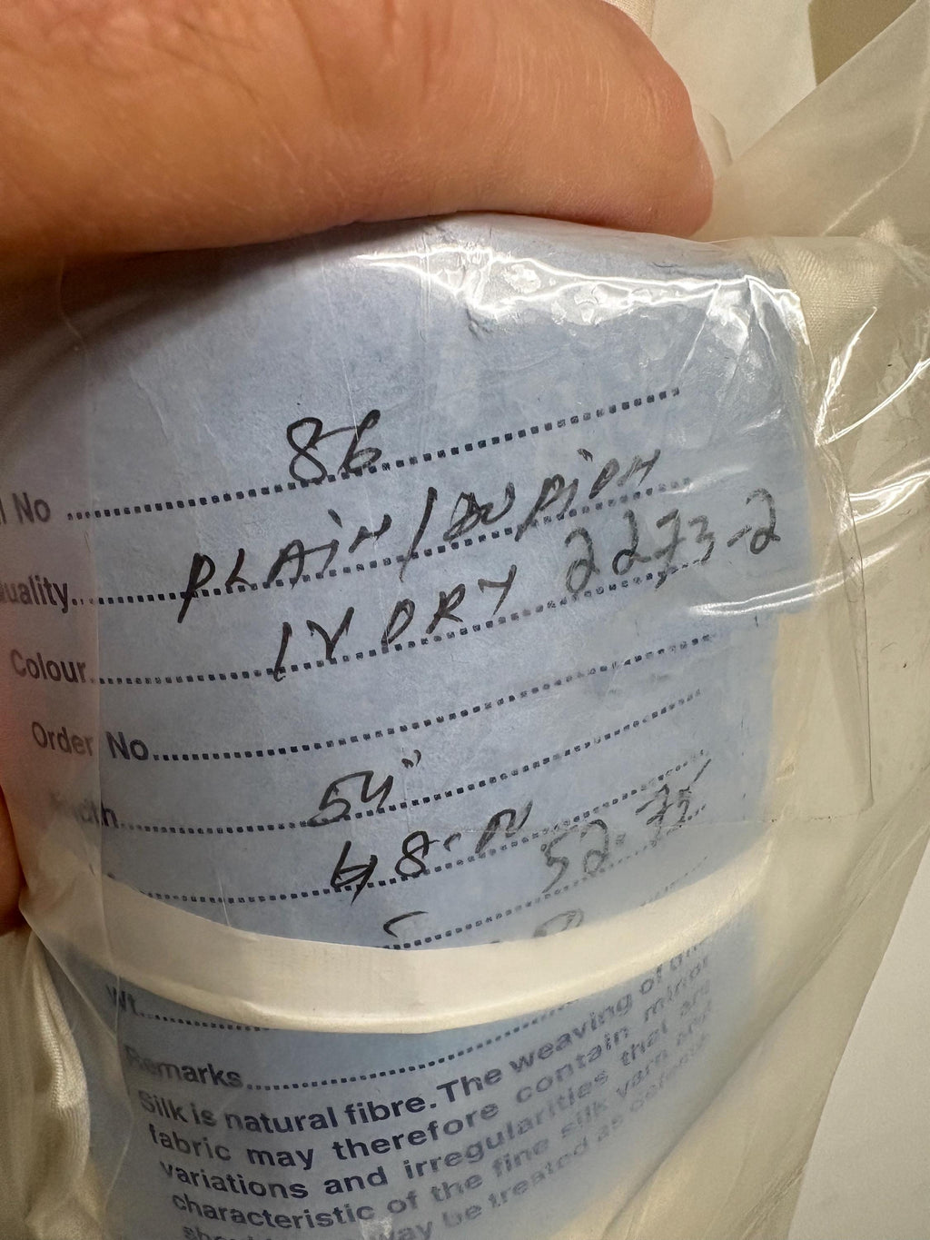 100% silk Dupioni fabric - Ivory - 54" width - Ref. 2273(2)