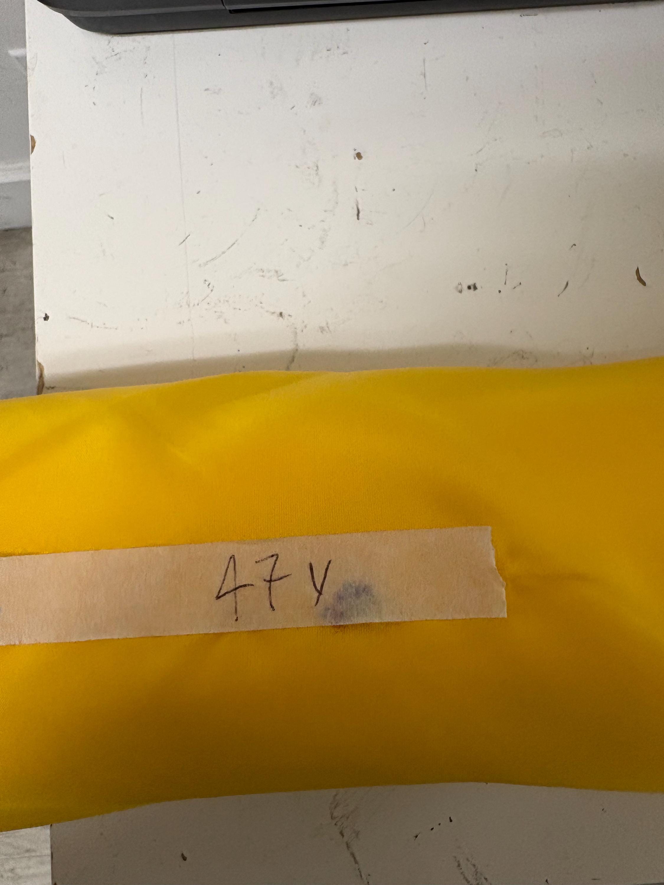2 Yards Poly Lining Fabric - Canary Yellow - 58" Width