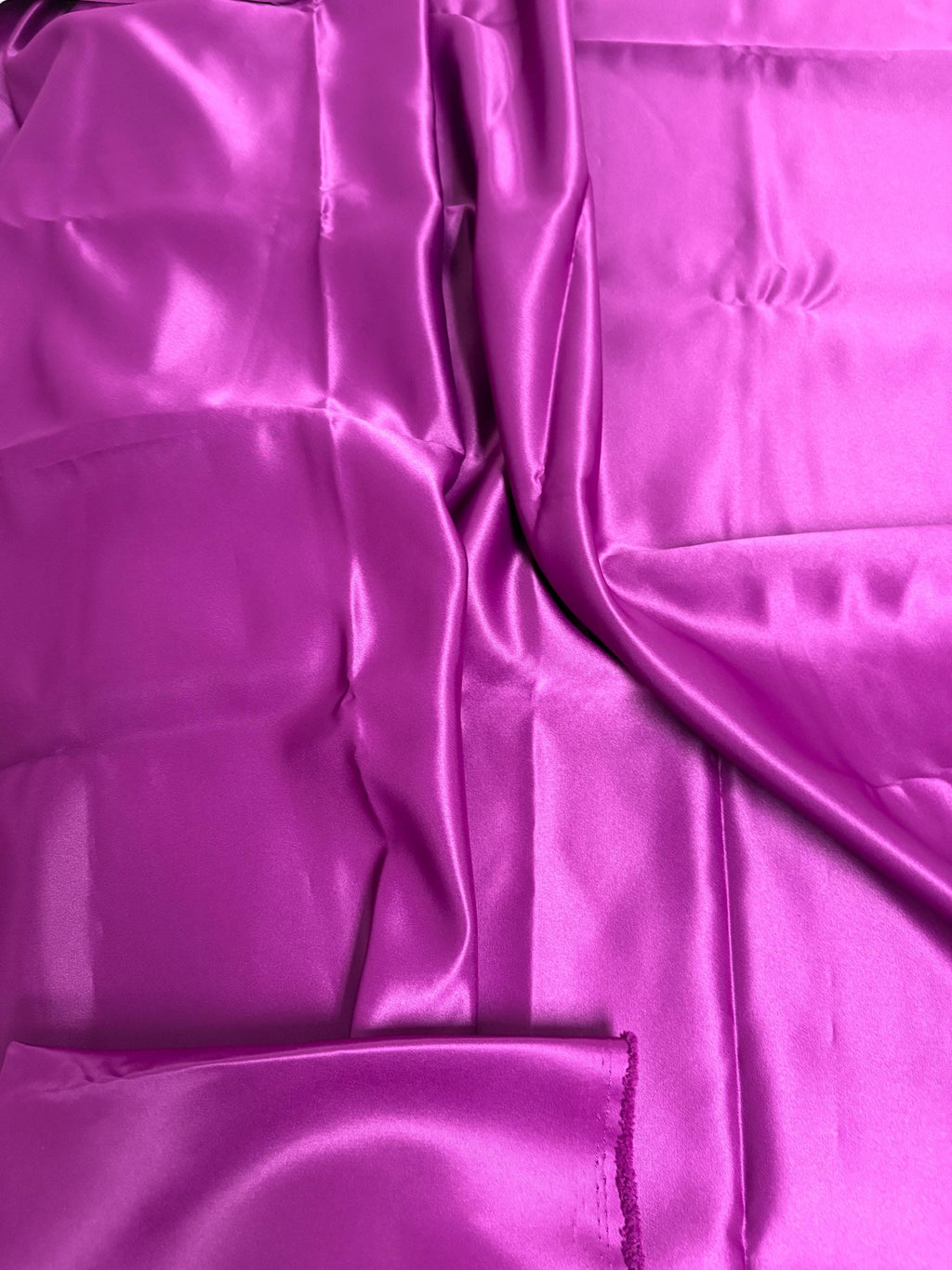 Dull Bridal satin fabric - Magenta 1437 - 58" Width
