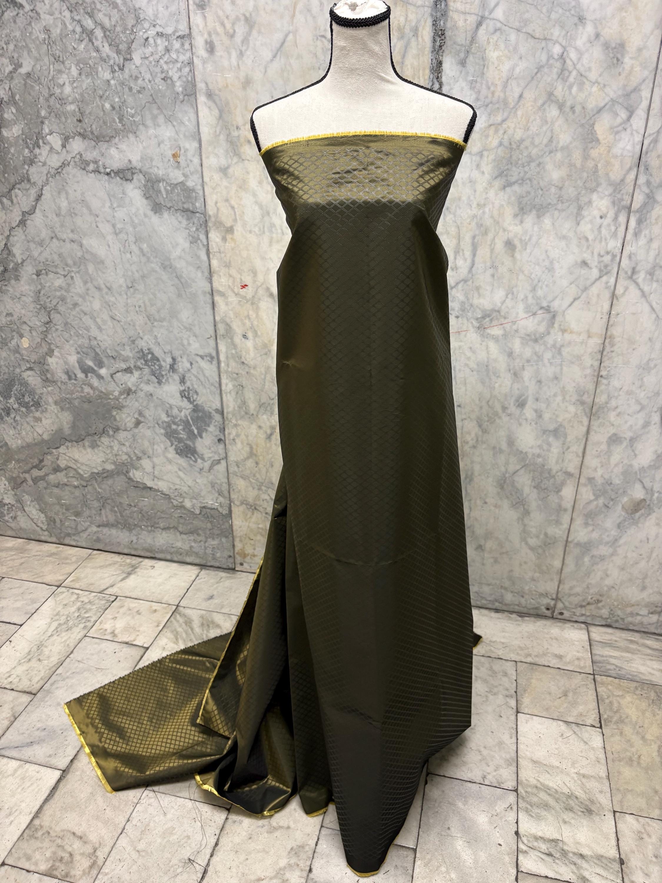 Taffeta fabric - Olive Gold - 52" Width Design More