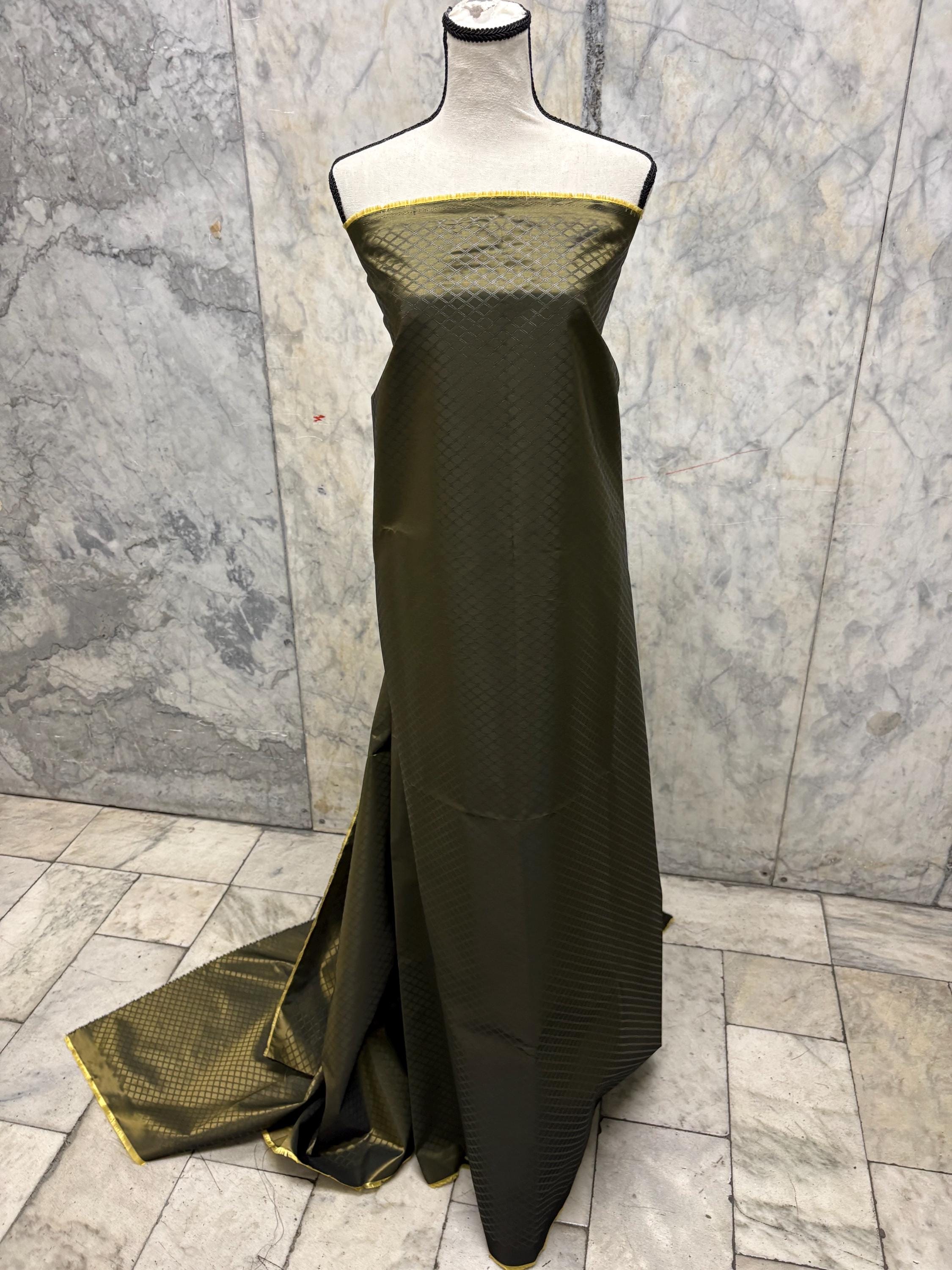 Taffeta fabric - Olive Gold - 52" Width Design More