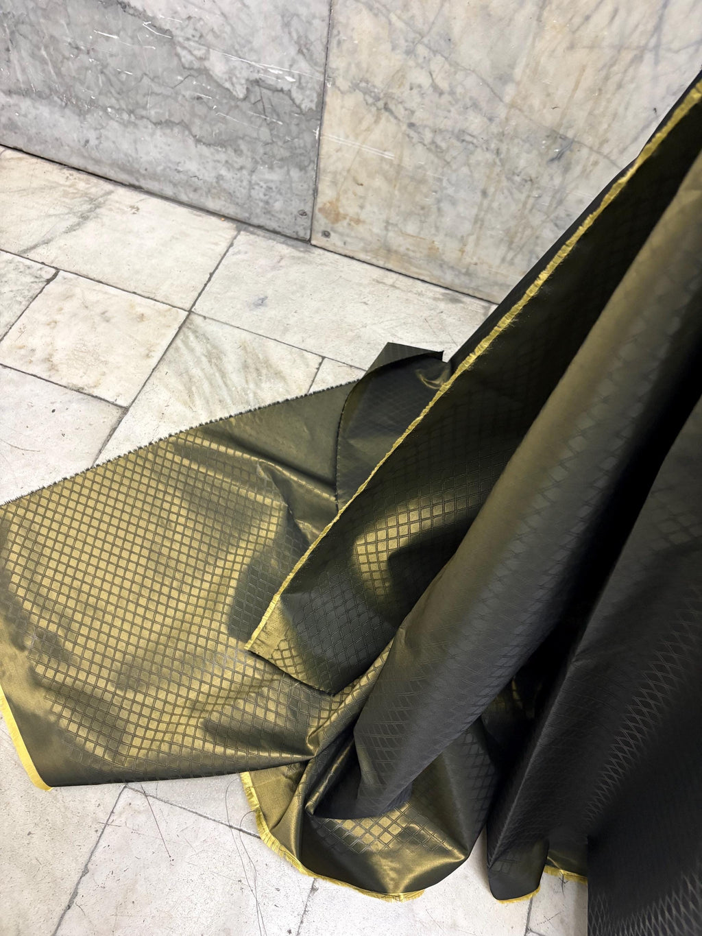 Taffeta fabric - Olive Gold - 52" Width Design More