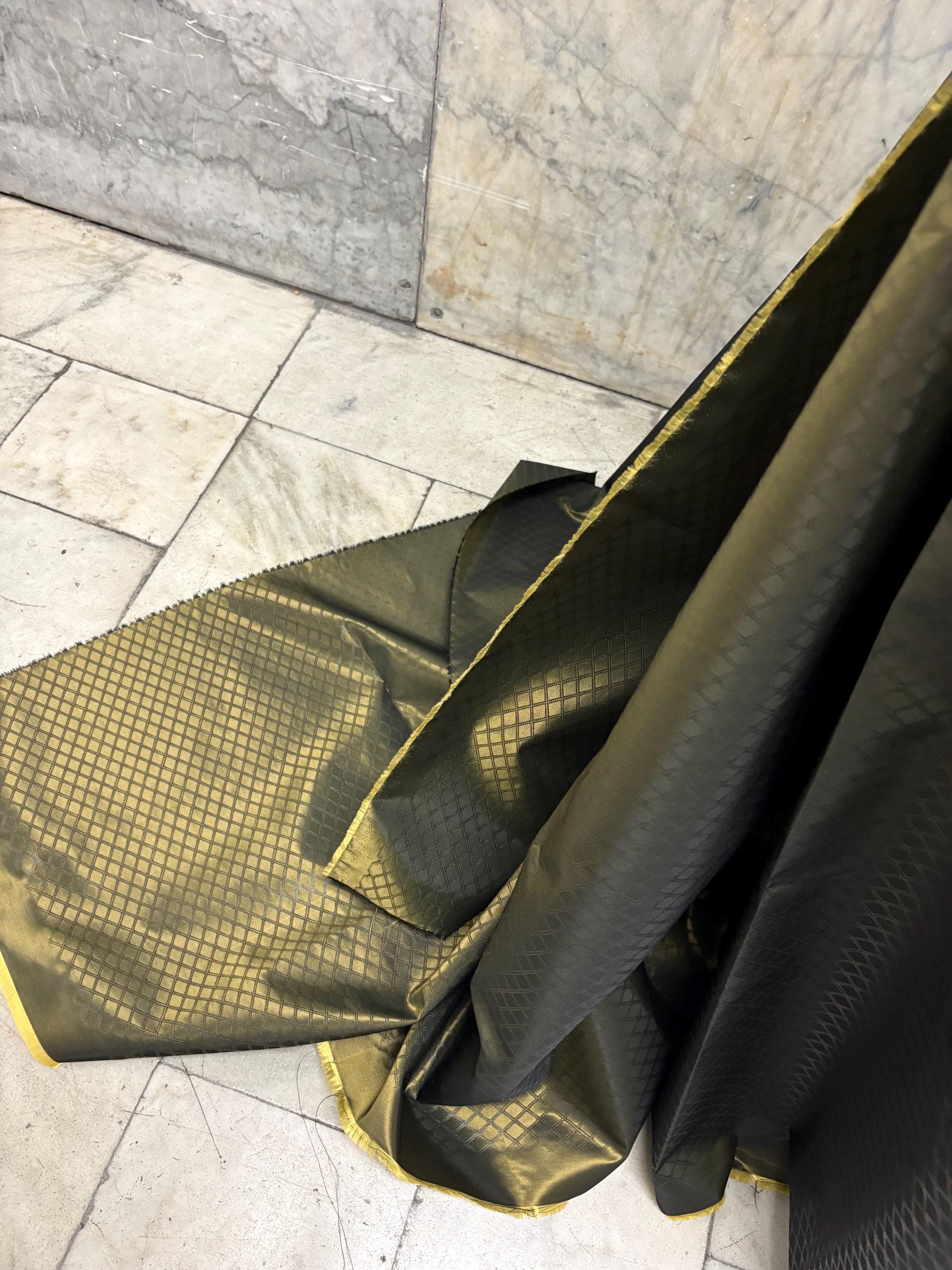 Taffeta fabric - Olive Gold - 52" Width Design More