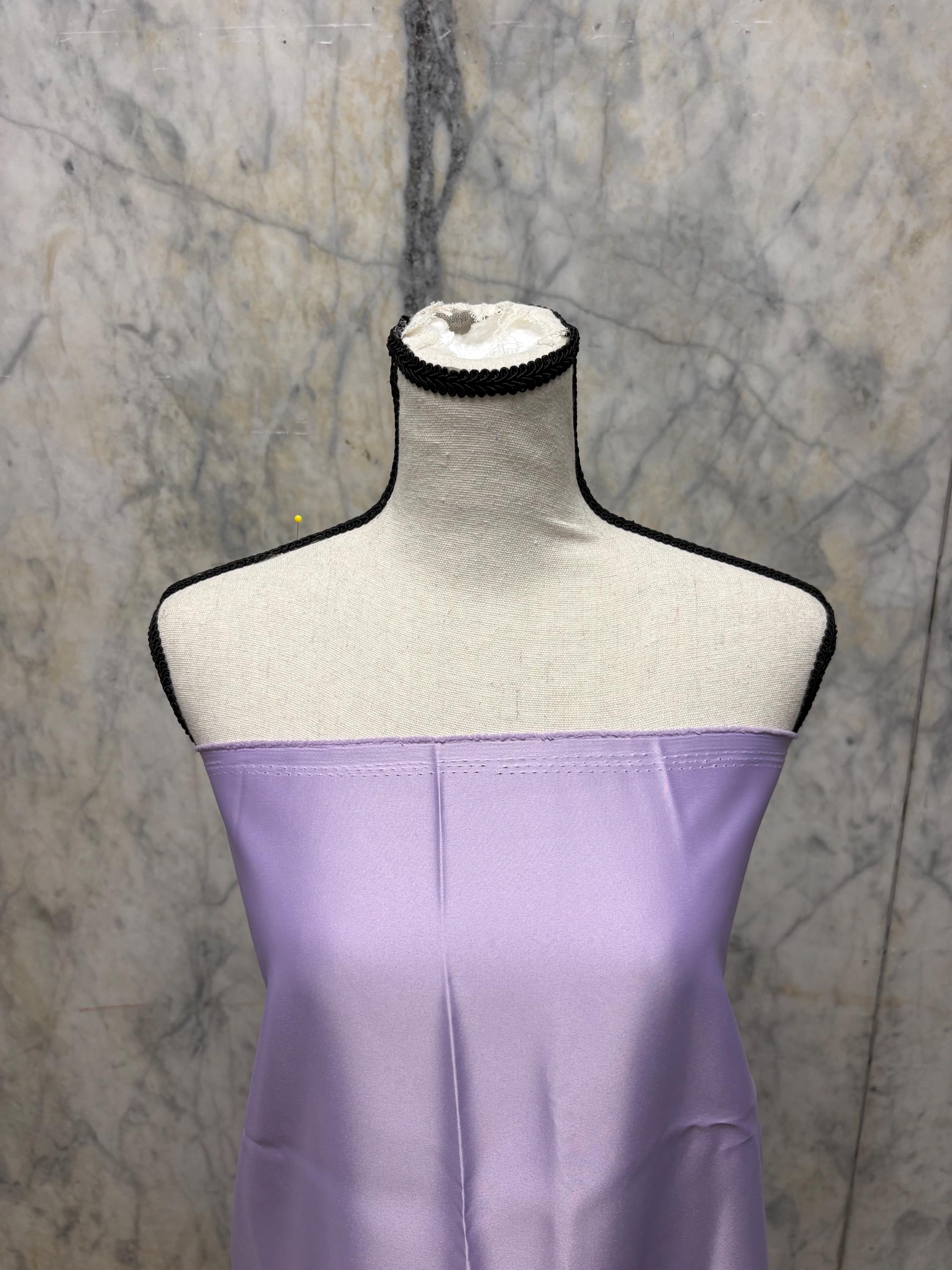 Dull Satin Fabric - Lavender - 58" Width