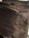 100% silk Taffeta fabric - Chocolate Brown - 54" width