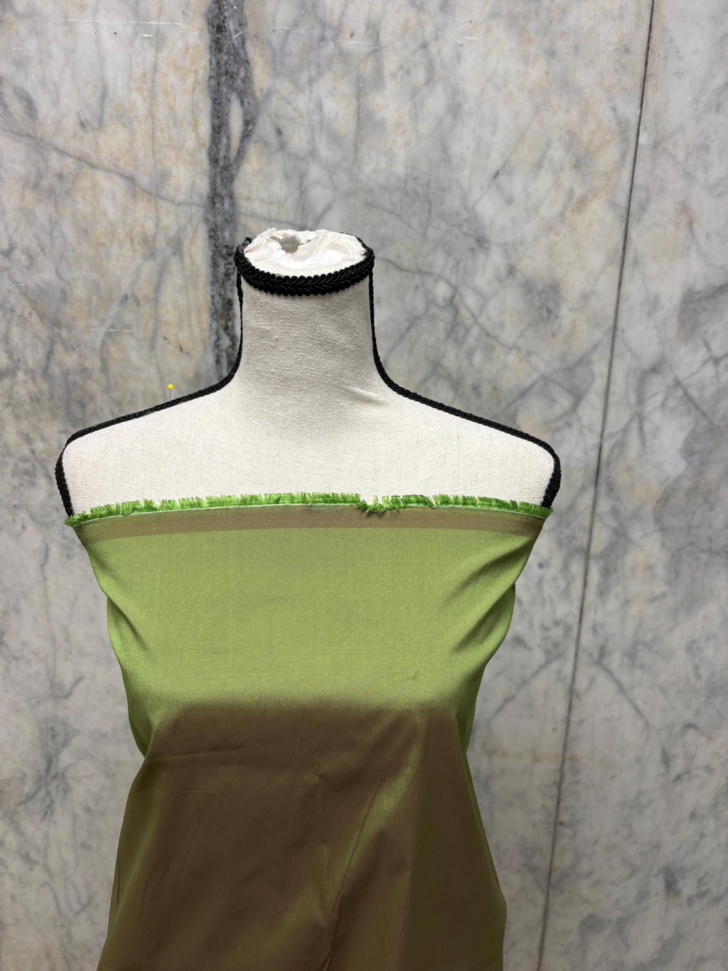 Two Tone Taffeta fabric - Olive/Fuchsia - 58" Width