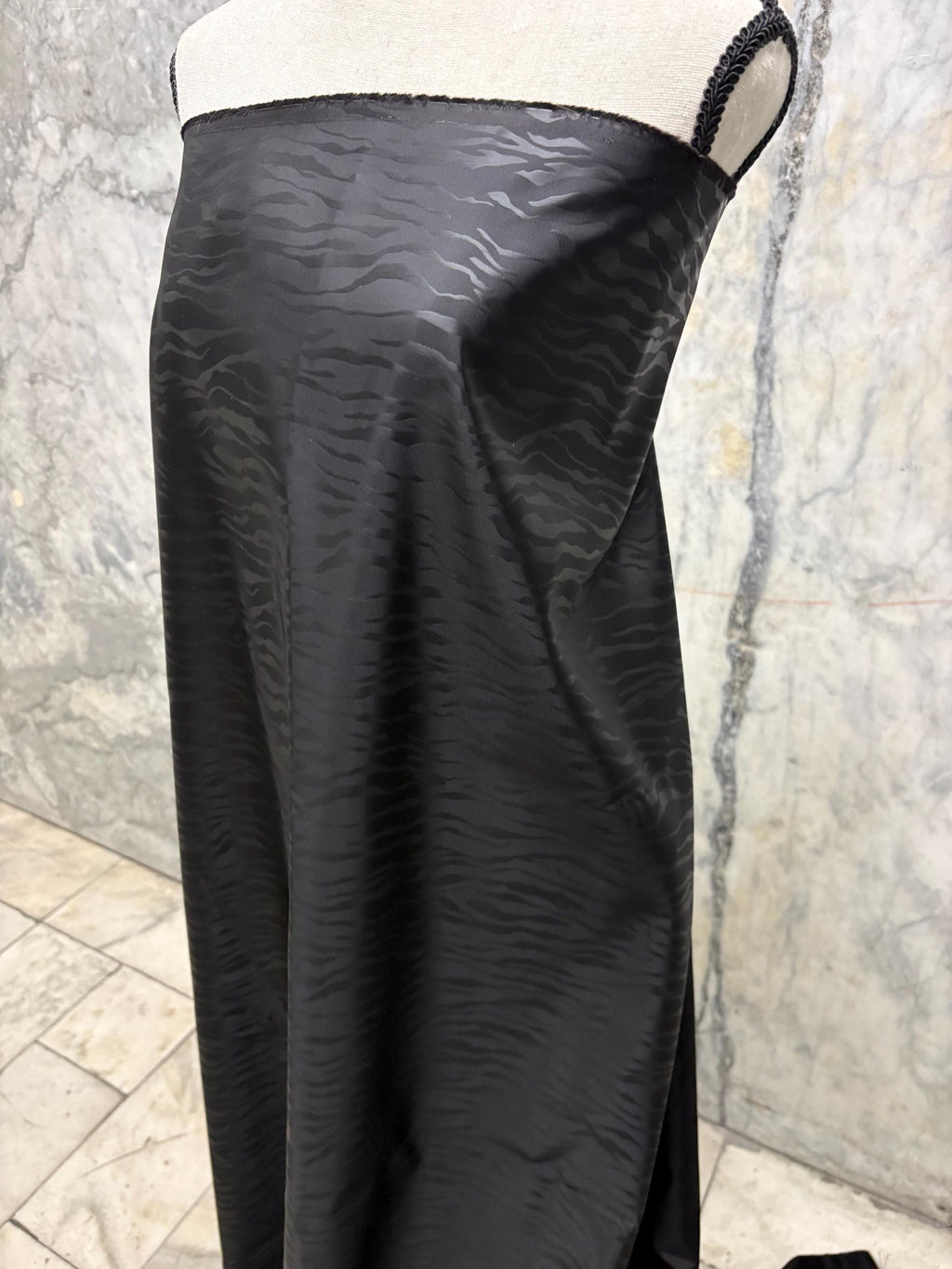 Taffeta fabric - Black Zebra Design - 52" Width Design More
