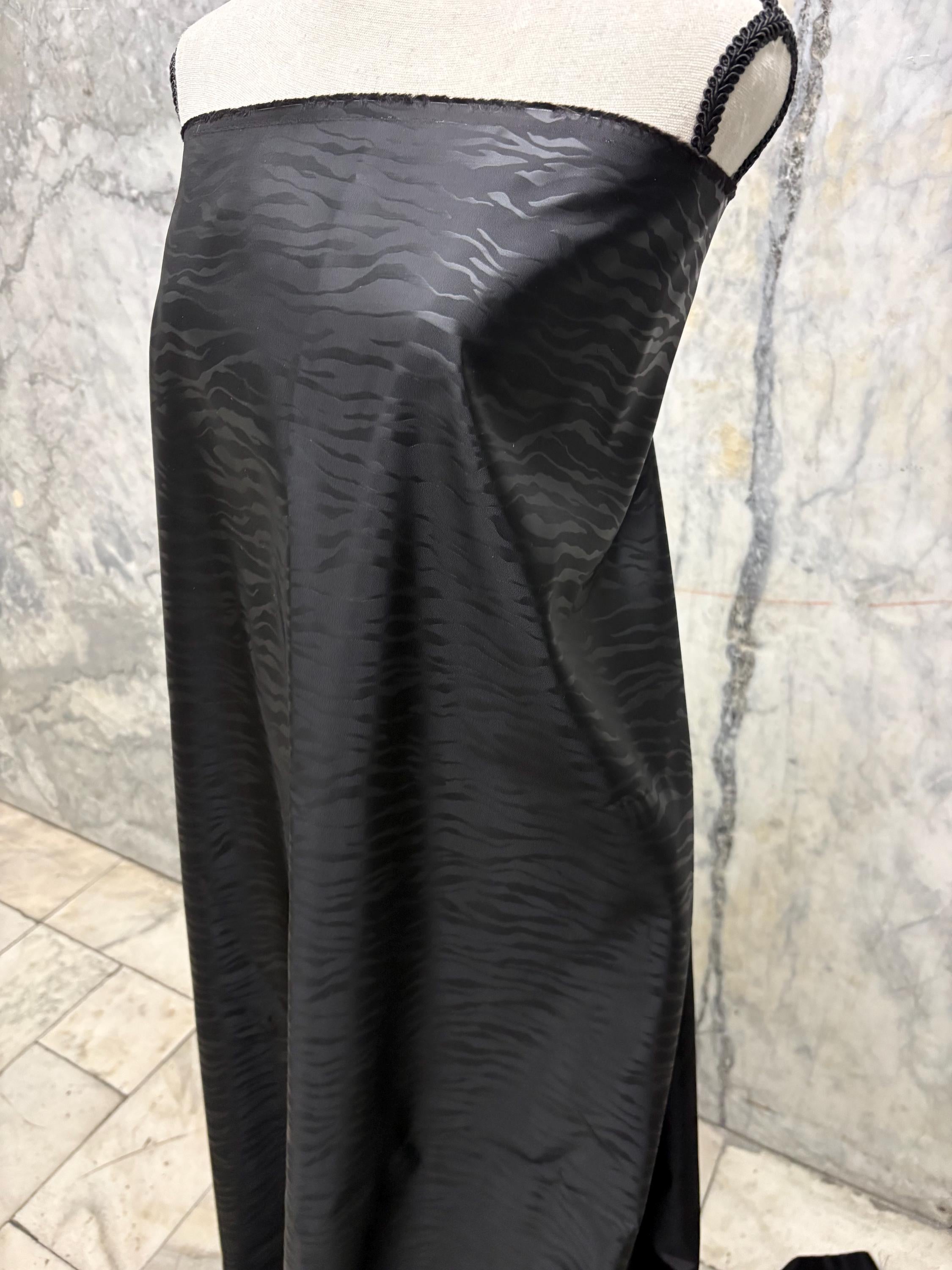 Taffeta fabric - Black Zebra Design - 52" Width Design More