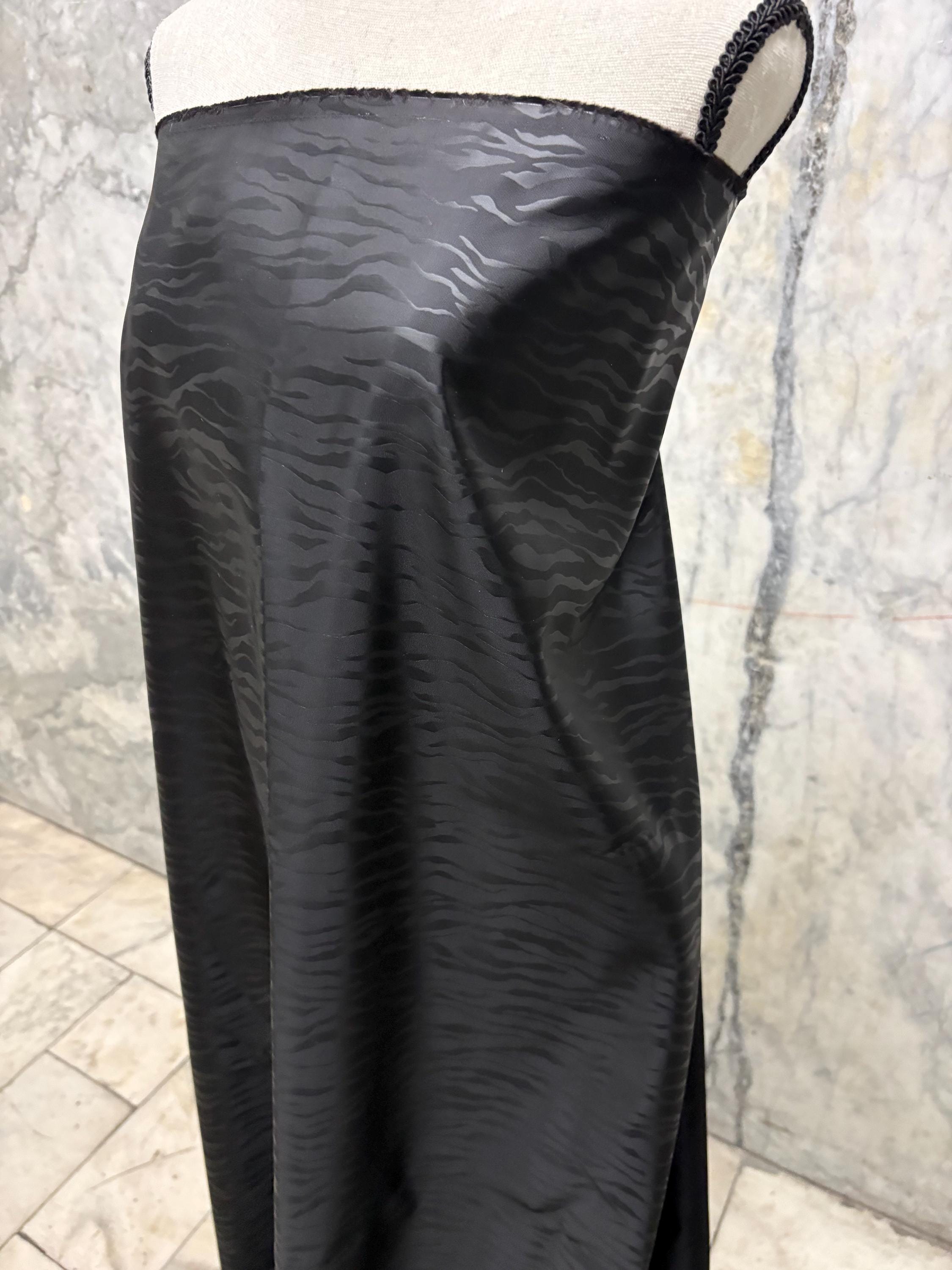 Taffeta fabric - Black Zebra Design - 52" Width Design More