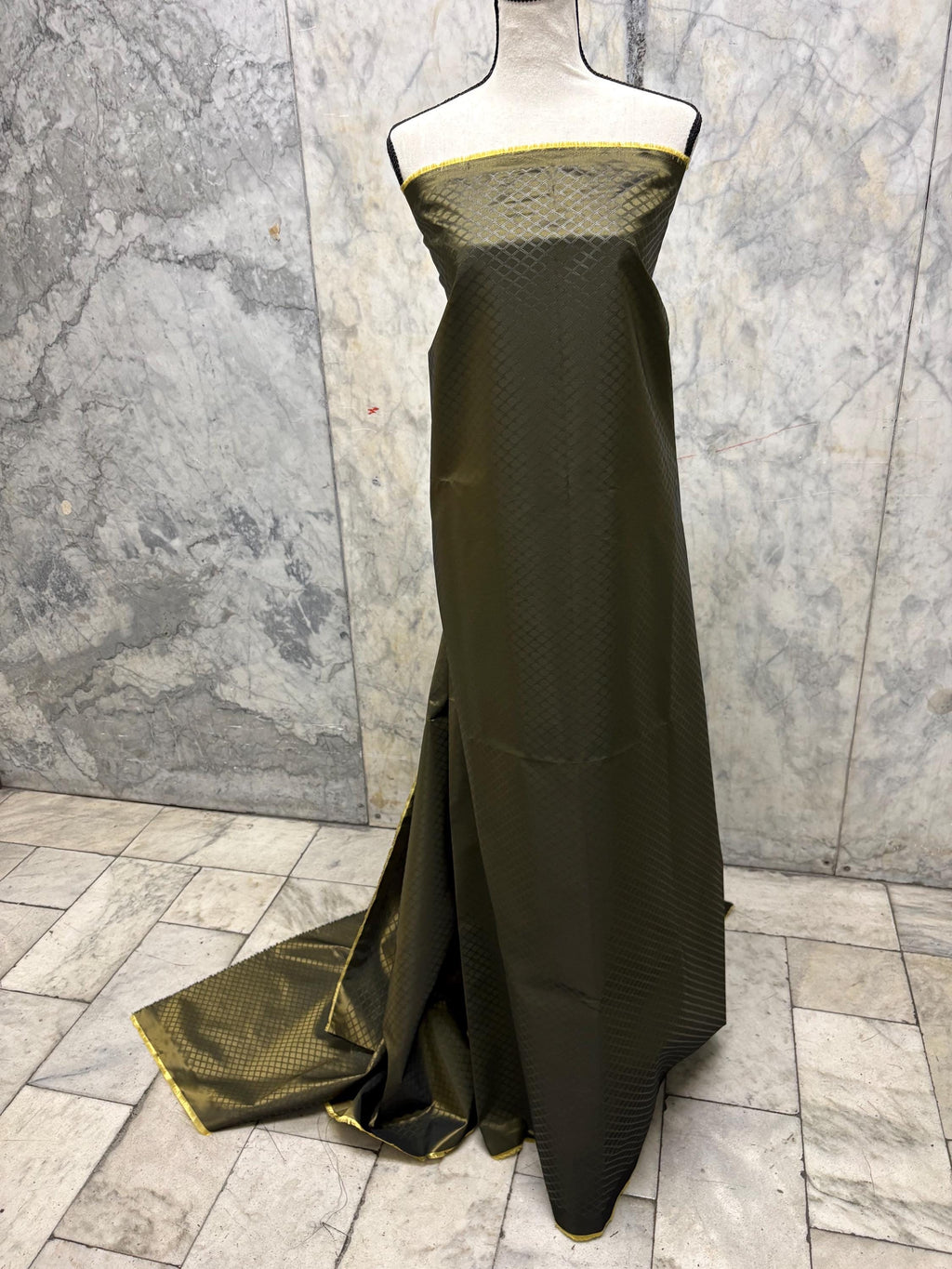 Taffeta fabric - Olive Gold - 52" Width Design More