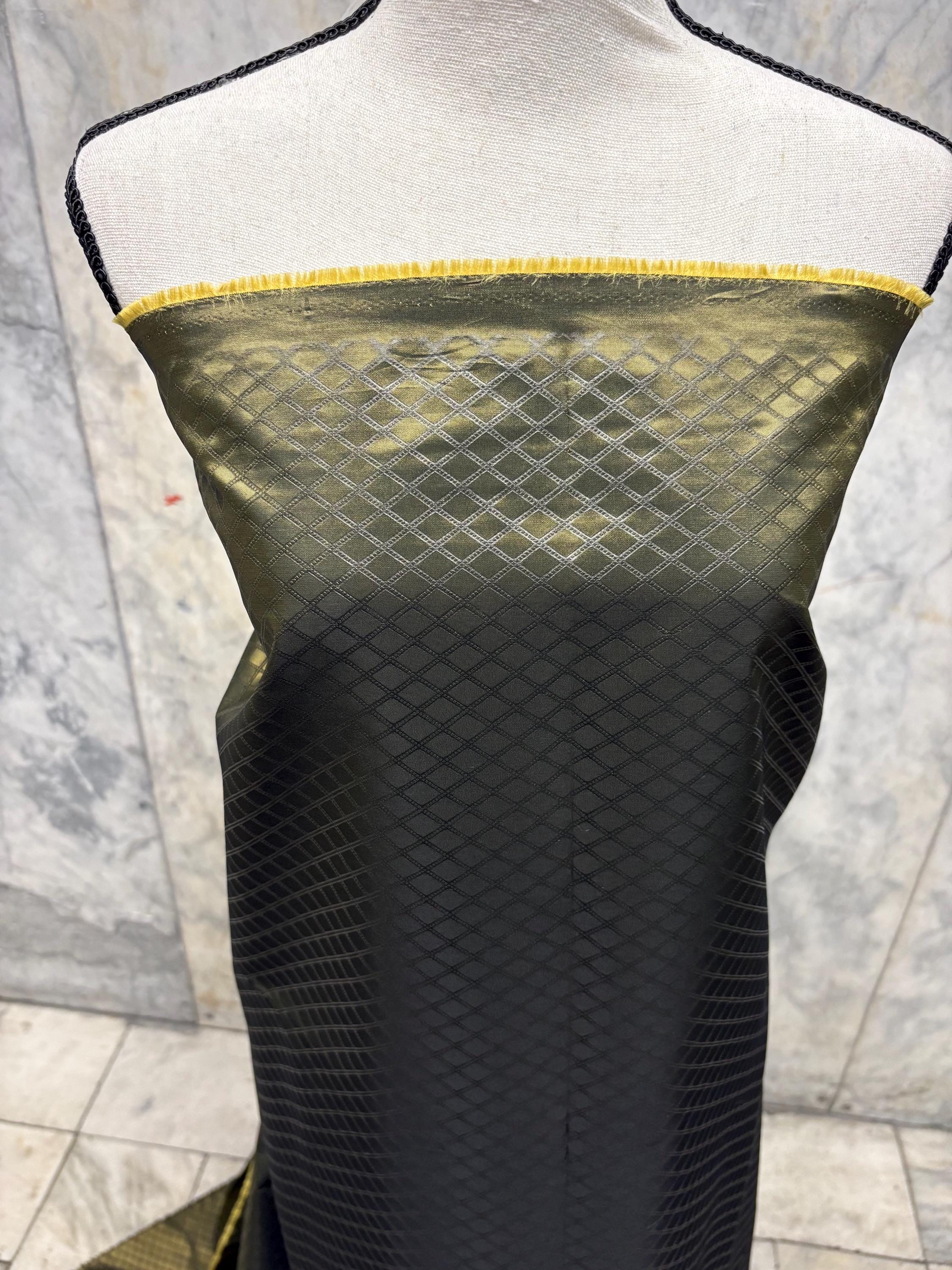 Taffeta fabric - Olive Gold - 52" Width Design More