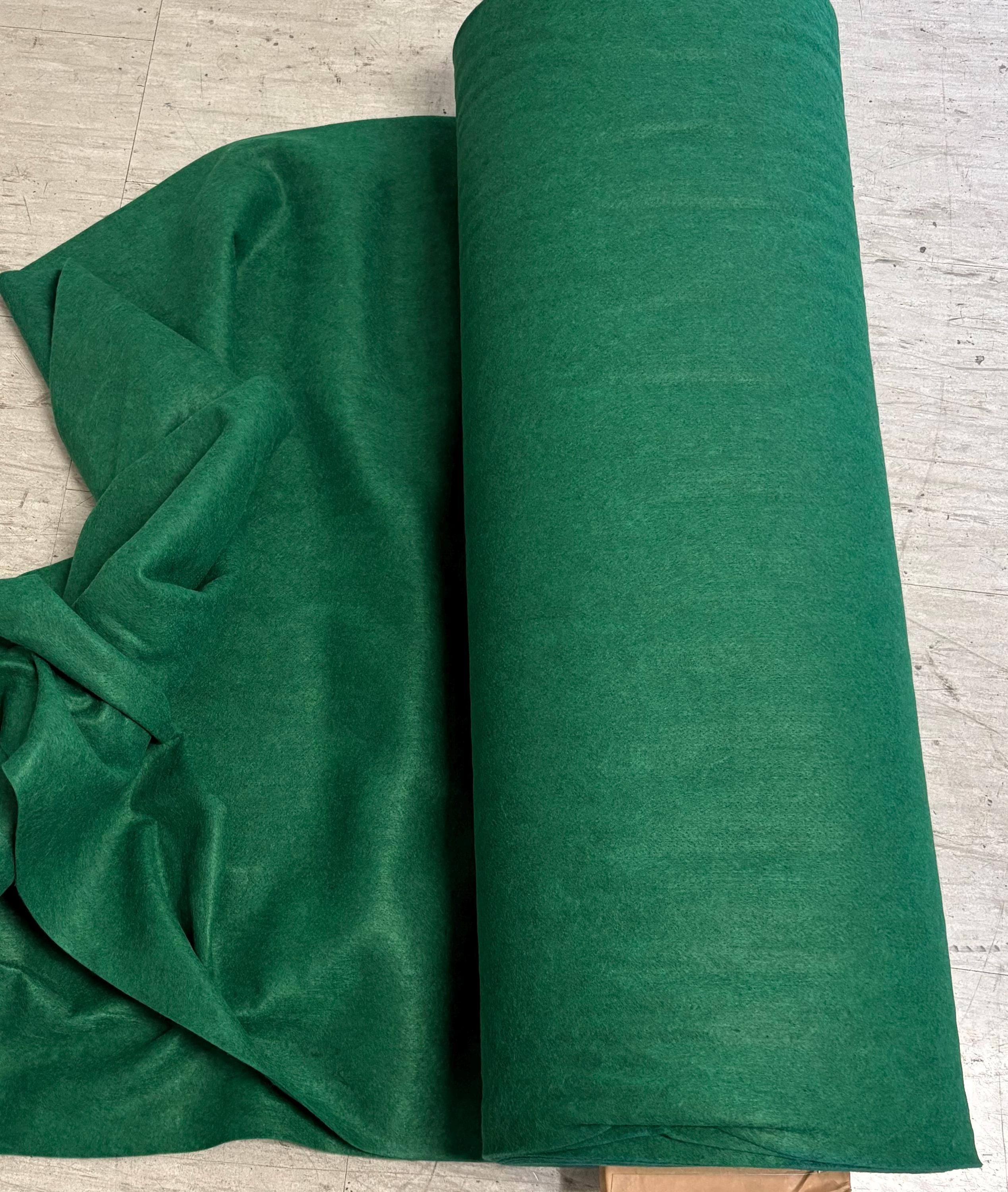Poly Felt Fabric - Green - 72" width - Double fold