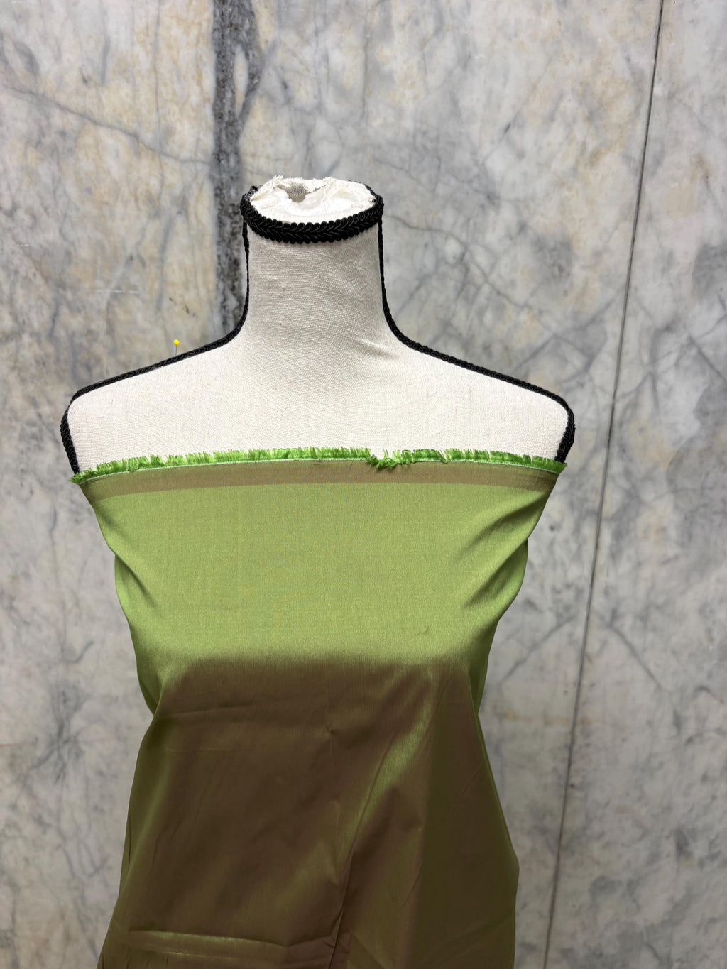 Two Tone Taffeta fabric - Olive/Fuchsia - 58" Width