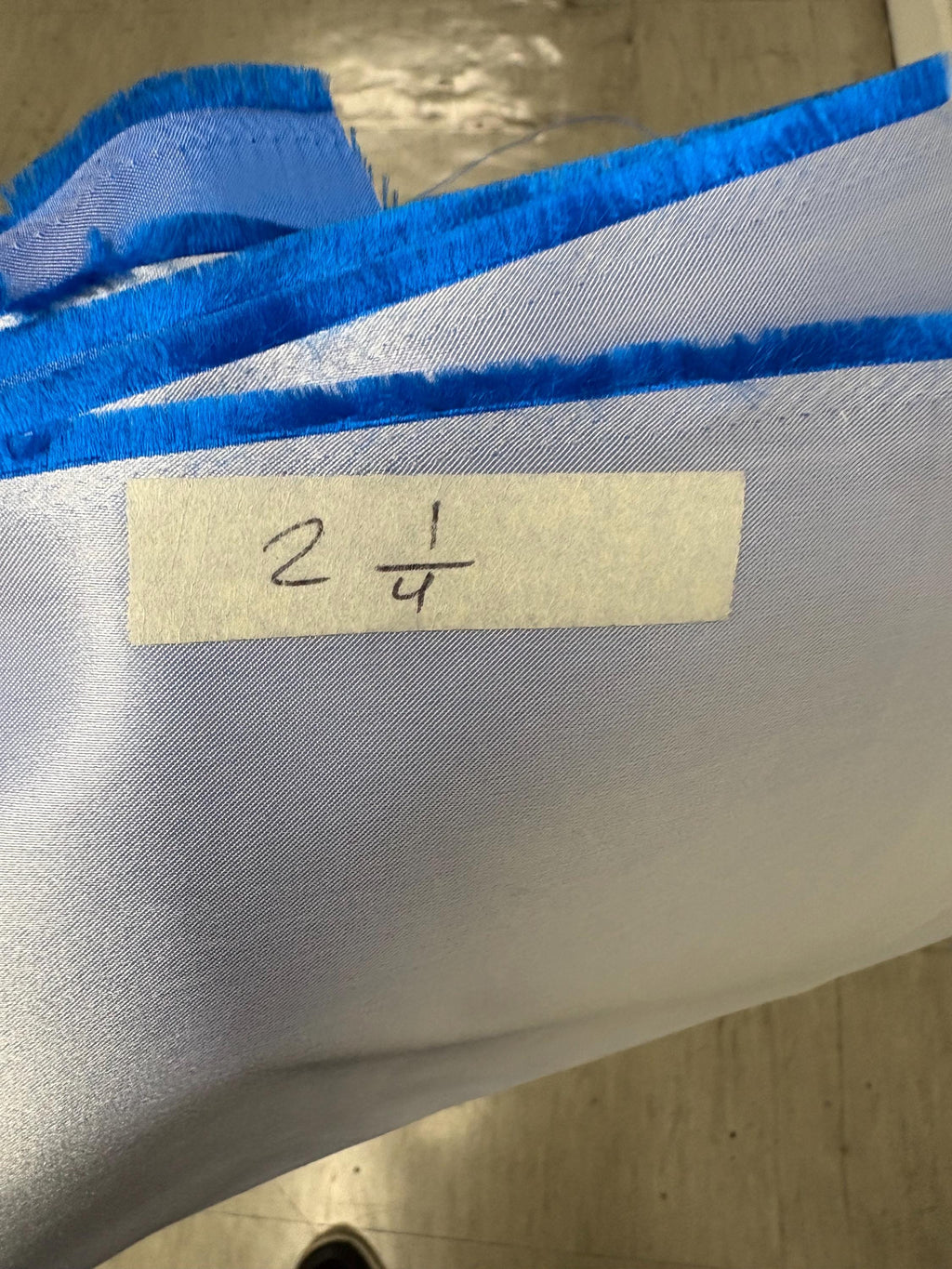 Two tone Taffeta fabric - Royal/Light Blue - 59" Width