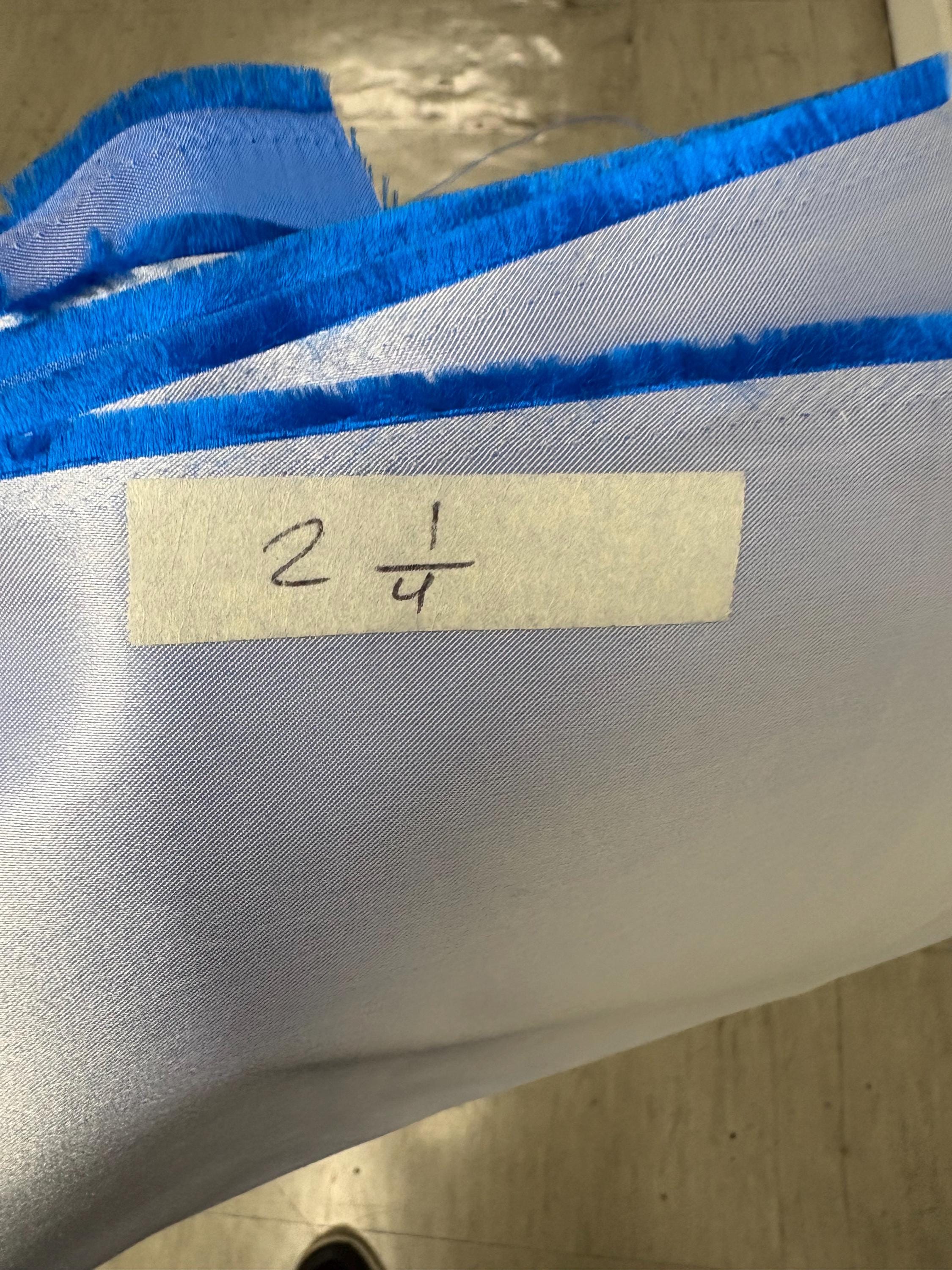 Two tone Taffeta fabric - Royal/Light Blue - 59" Width
