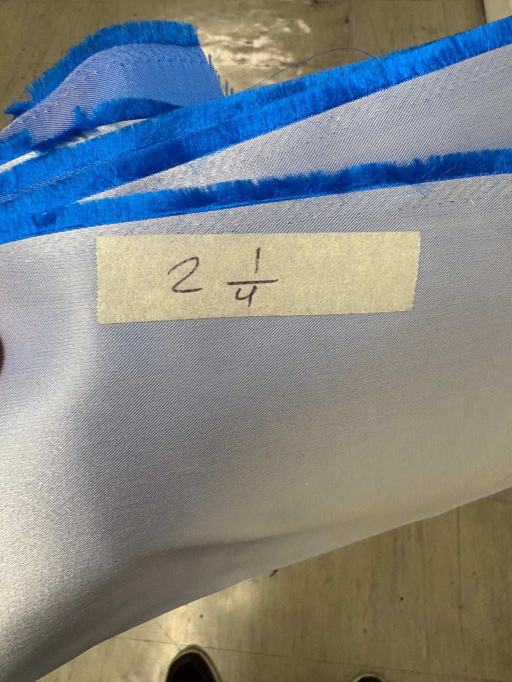 Two tone Taffeta fabric - Royal/Light Blue - 59" Width
