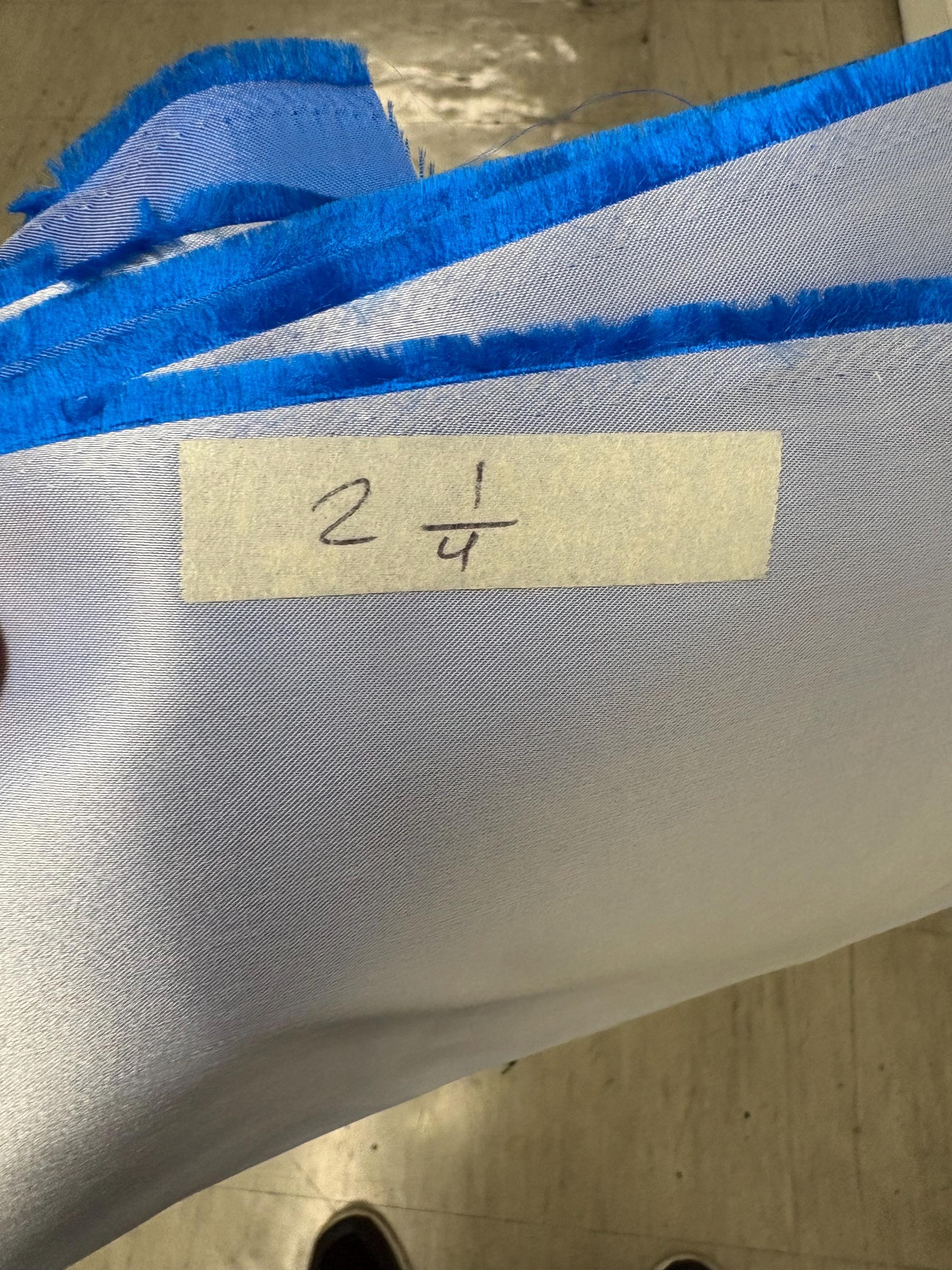 Two tone Taffeta fabric - Royal/Light Blue - 59" Width