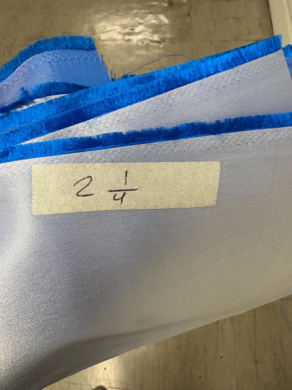 Two tone Taffeta fabric - Royal/Light Blue - 59" Width