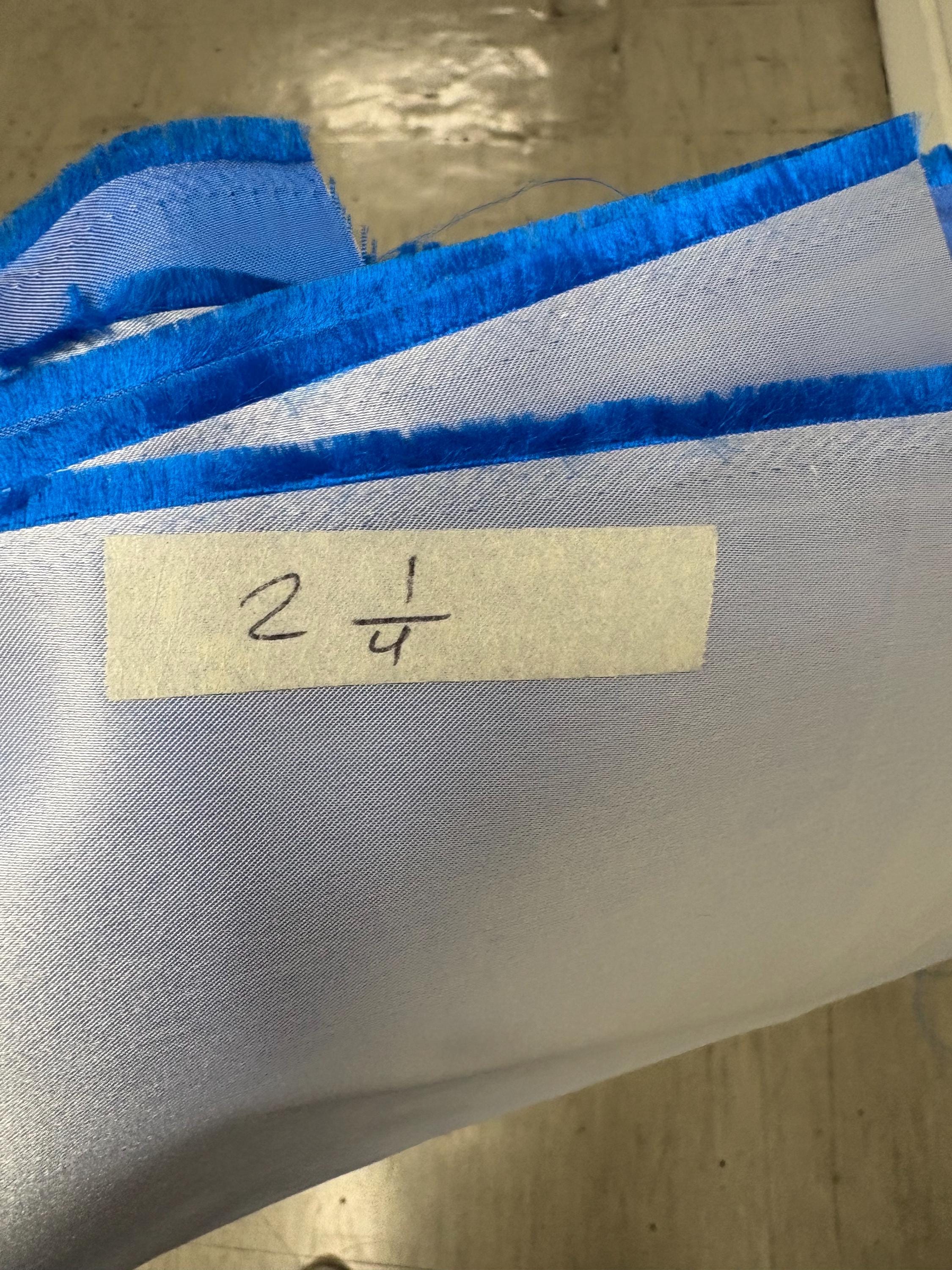 Two tone Taffeta fabric - Royal/Light Blue - 59" Width