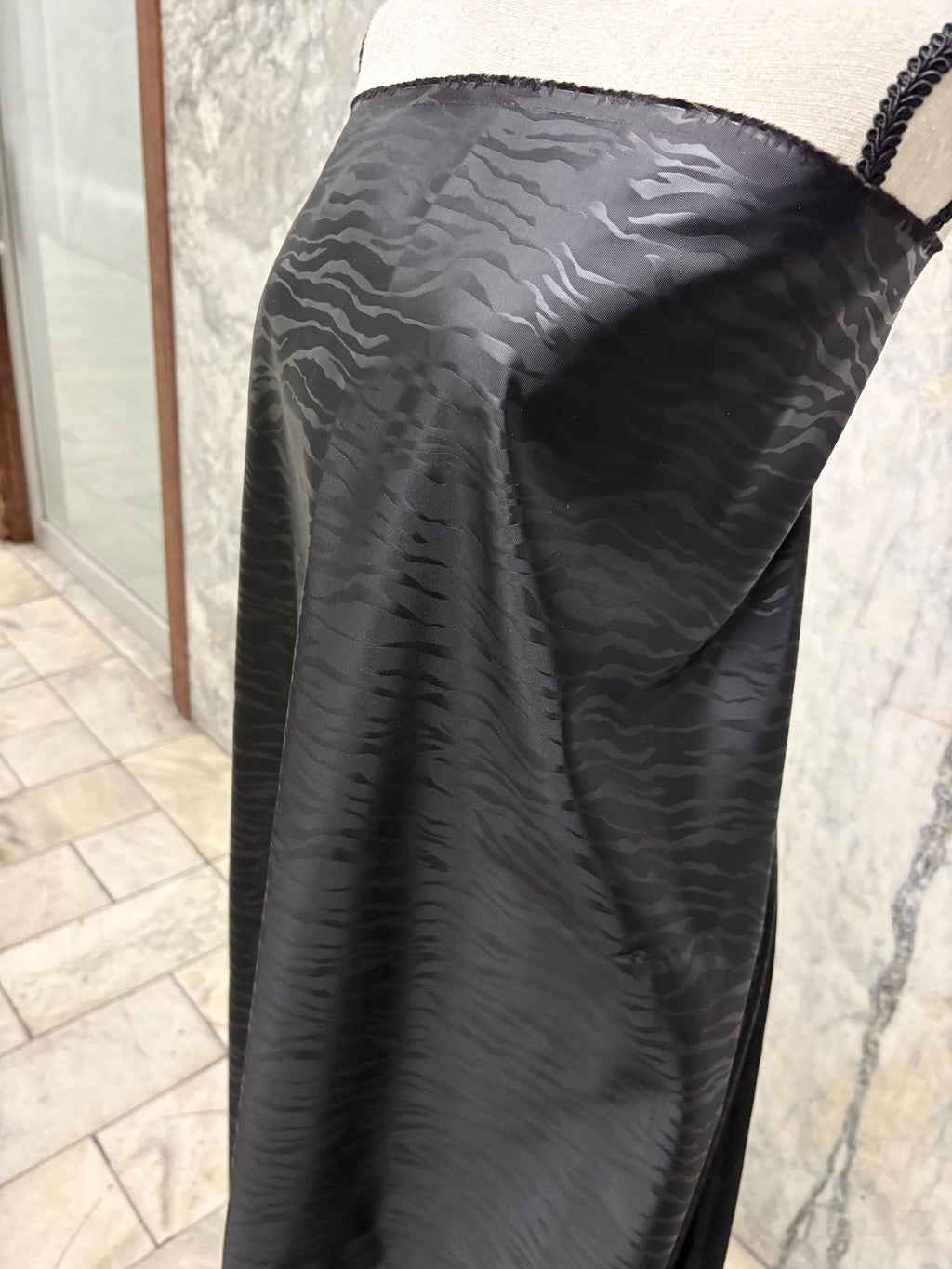 Taffeta fabric - Black Zebra Design - 52" Width Design More