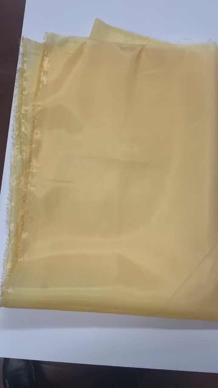Gold Color Lining fabric, polyester, width 59" free sample available upon request