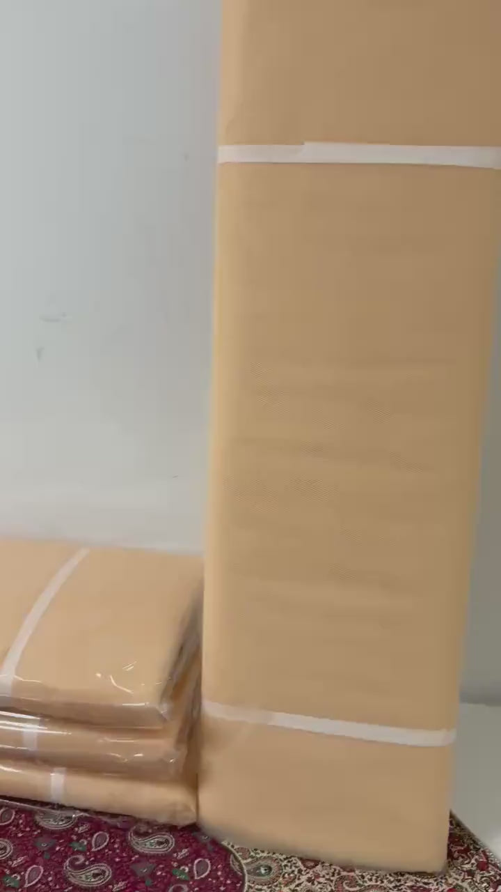 Illusion Tulle Fabric - Beige 50 - 54" Width - 40 Yard