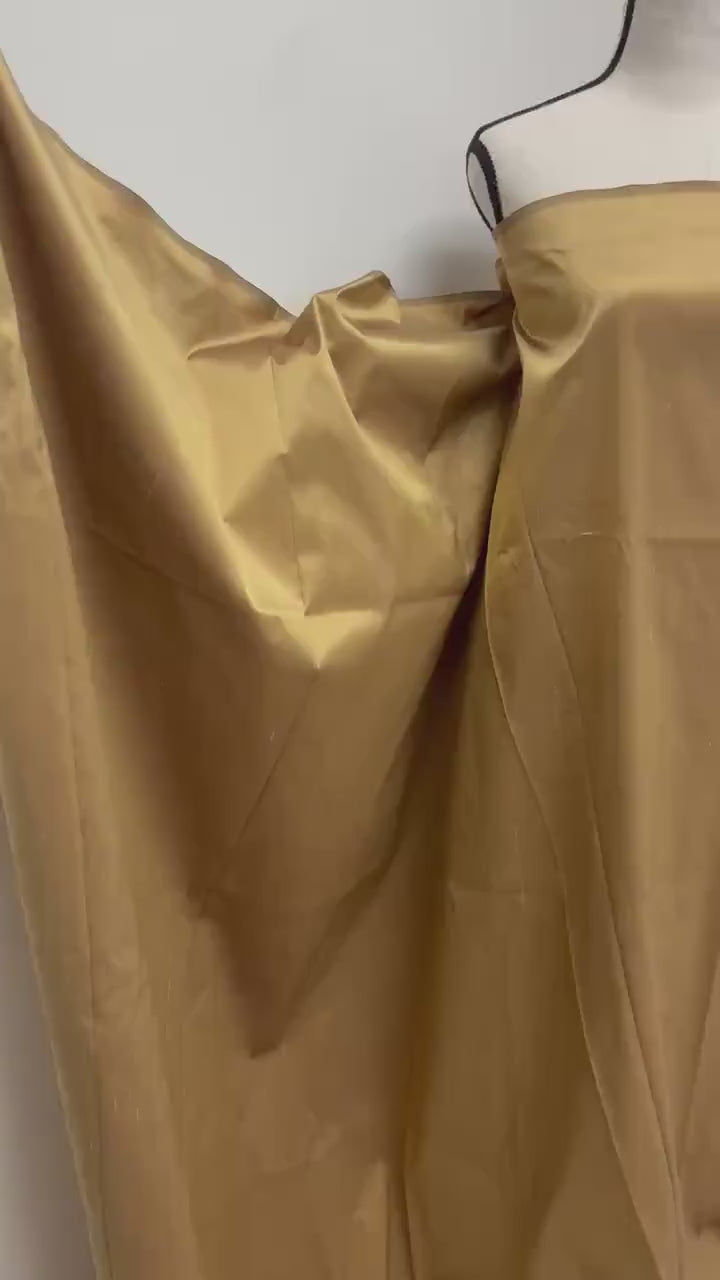 Silk Taffeta Fabric - Bronze - 100% silk - 54"width item 2232
