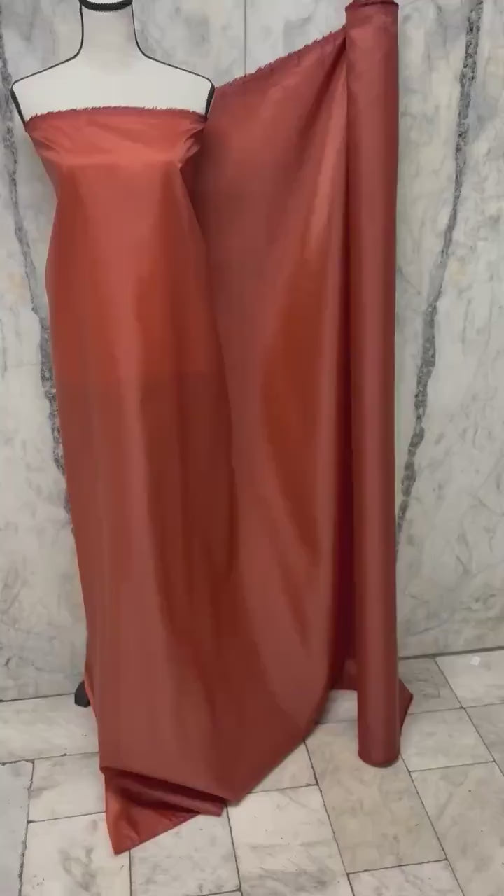 Poly Lining Fabrics - Rust - 60" Width
