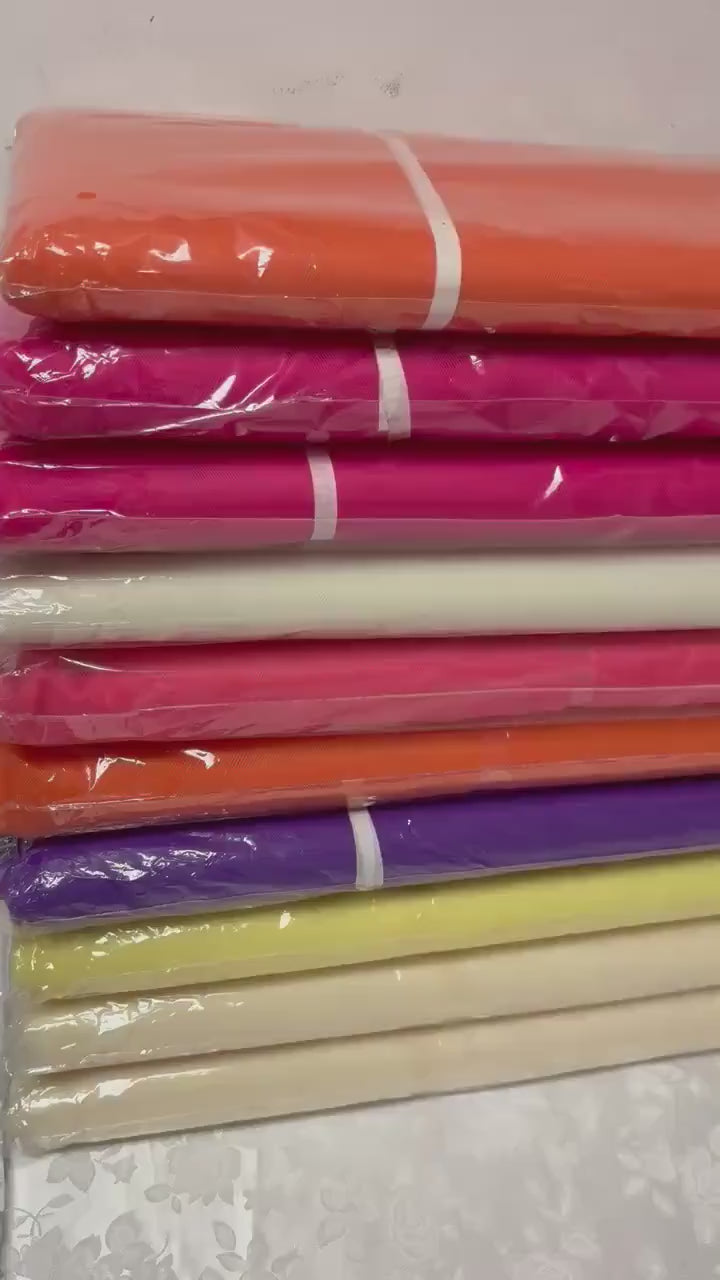 SALE:1 bolt 40 yards Tulle 54". Tela de tul. sell by 40 yards per bolt,double fold, use for craft fabric. wedding vale and tutu.