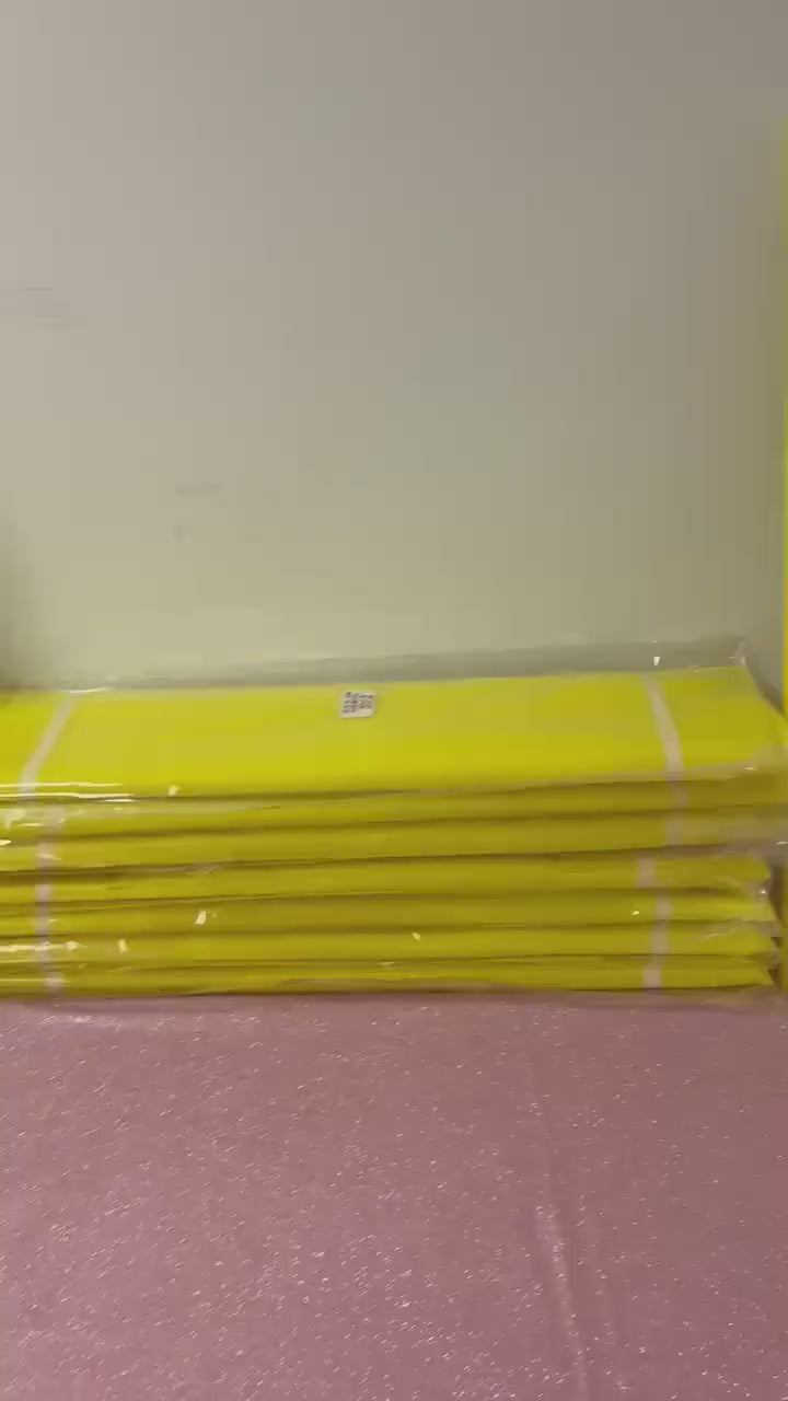 Yellow color Glitter Tulle 10 yards 54" double fold. 10 yards.