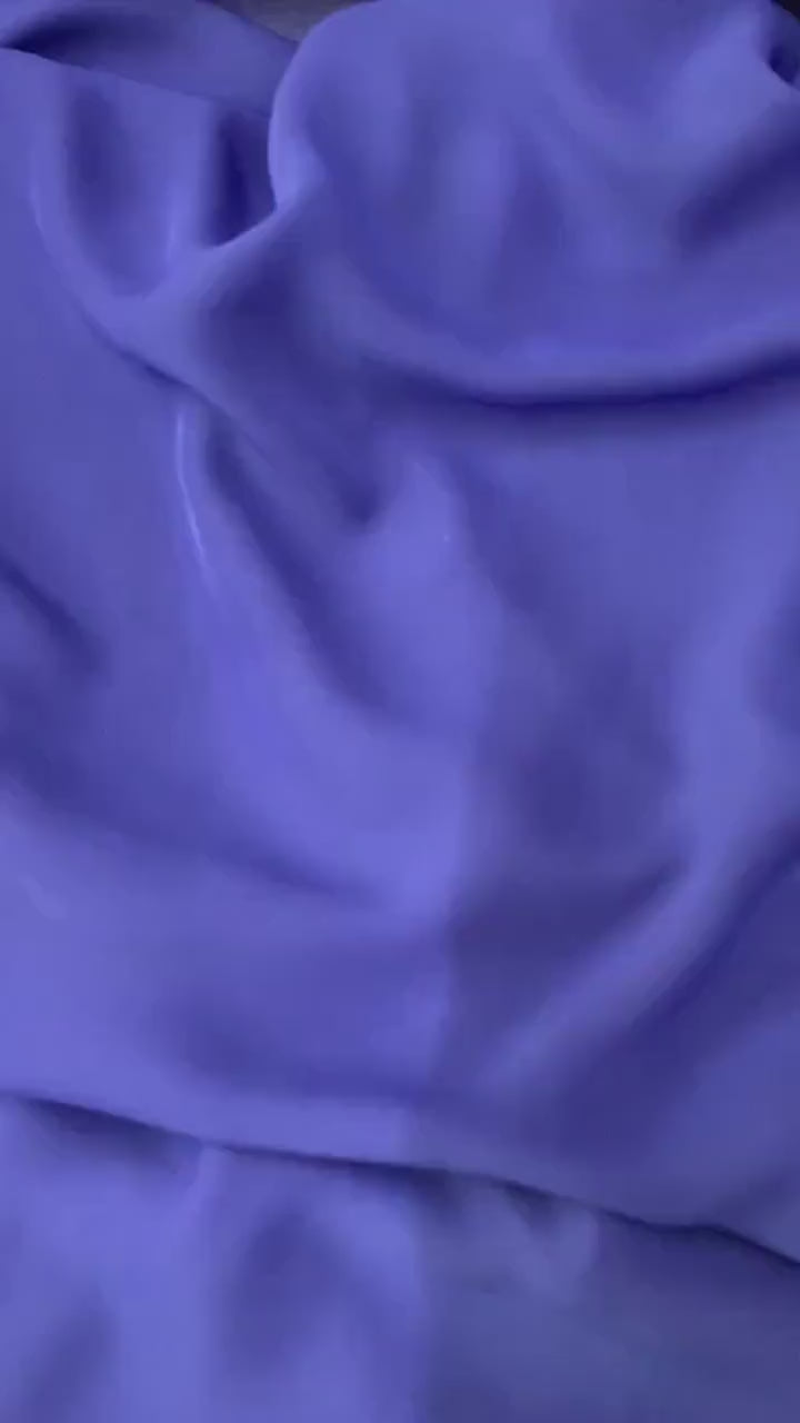 Royal Blue chiffon Fabric width 58/60 inches wide, sell and yards. Free sample Available for domestic address