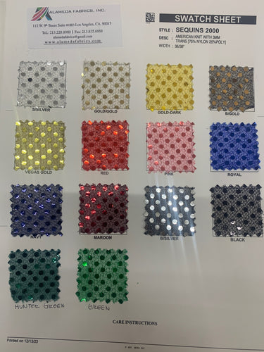 Sequins Fabric 3 MM