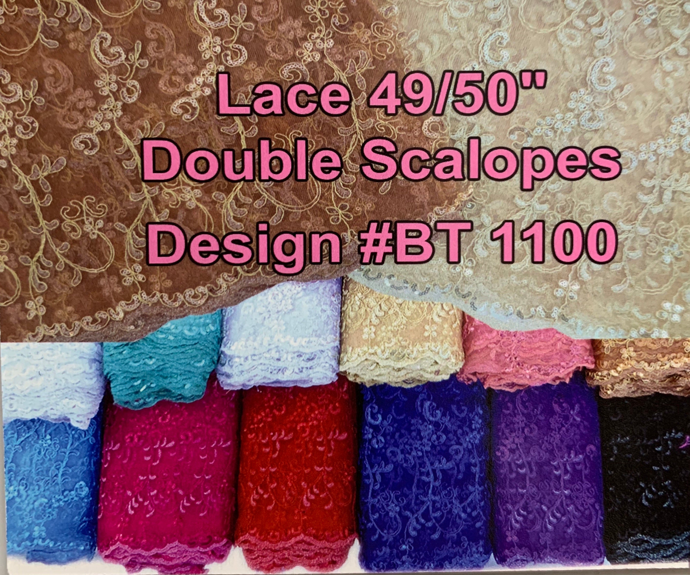 Lace embroidery sequence 49/50" Design ot1100