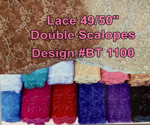 Lace embroidery sequence