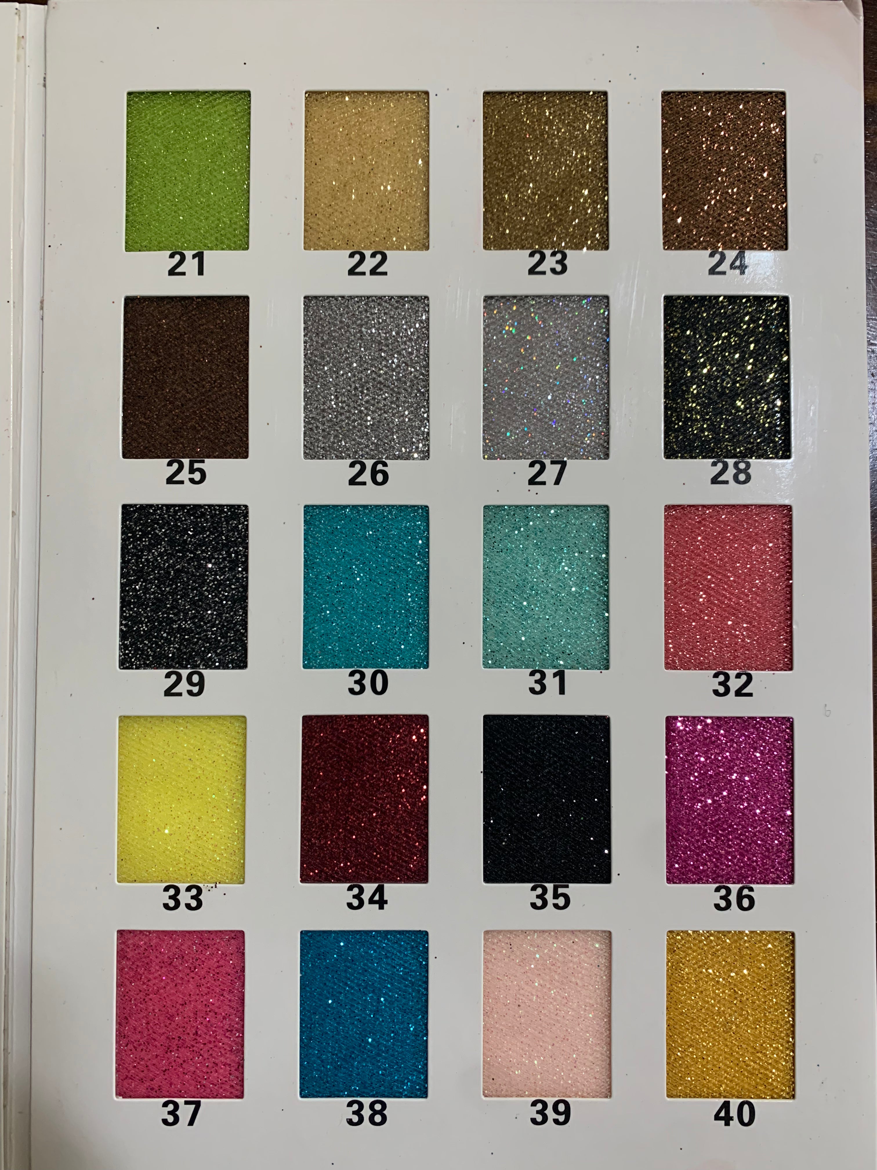 Tulle glitter 54” 10yard bolt