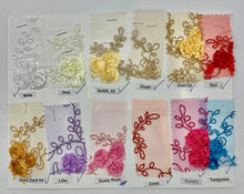 Load image into Gallery viewer, Lace fabric embroidery mesh 025