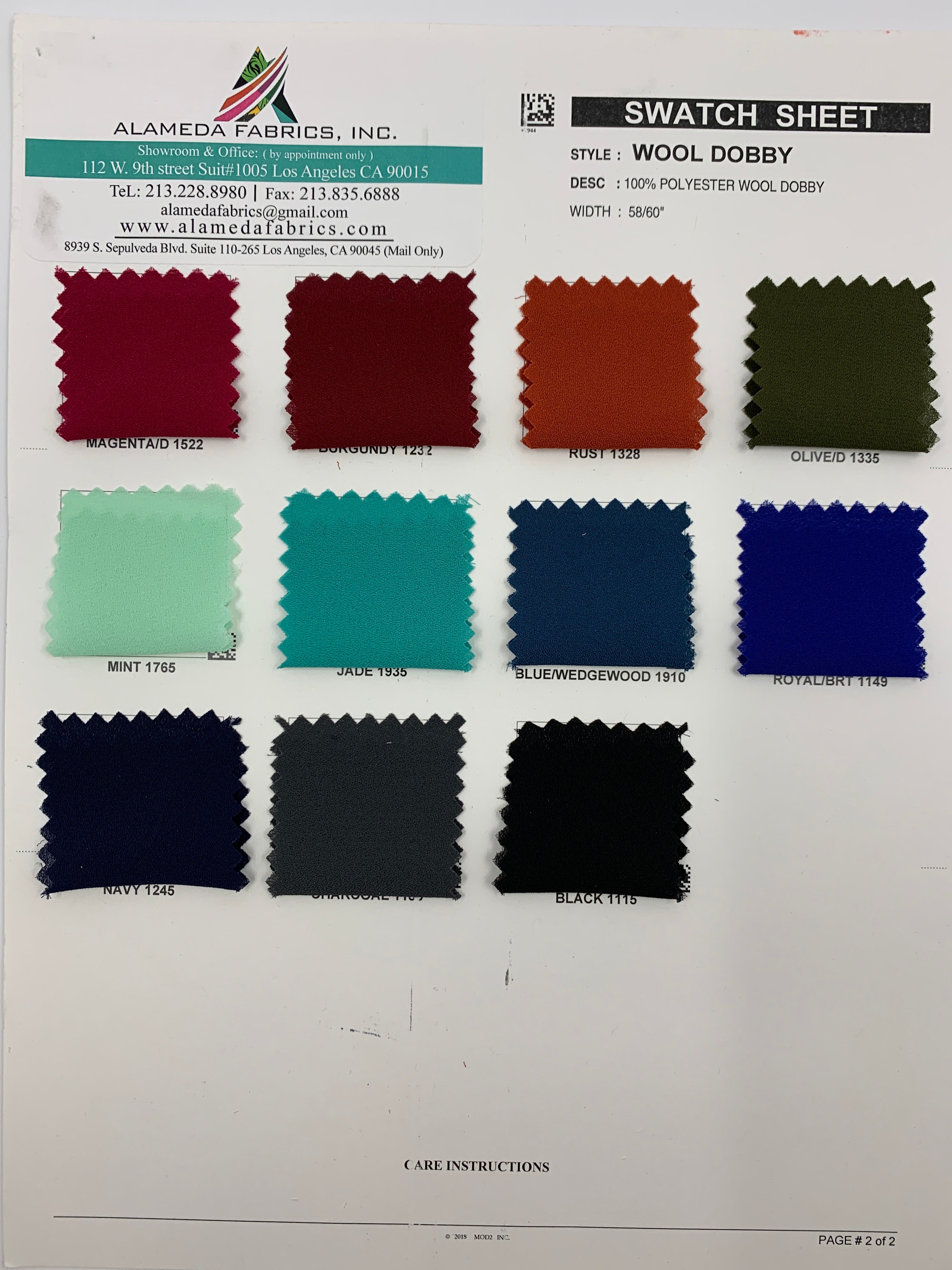 Wool Dobby chiffon