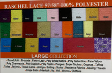 Load image into Gallery viewer, Lace fabric Raschel