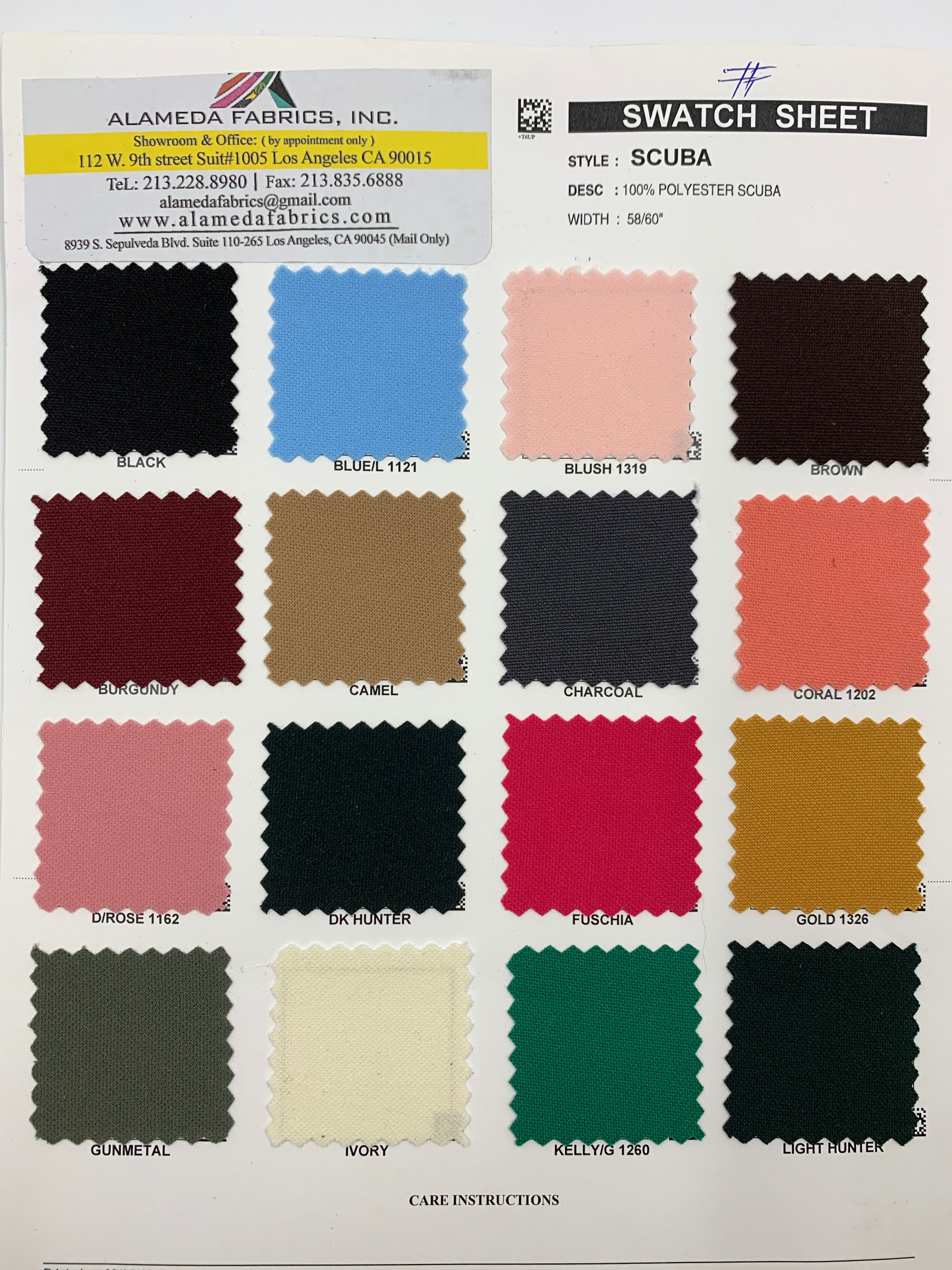 Scuba fabric