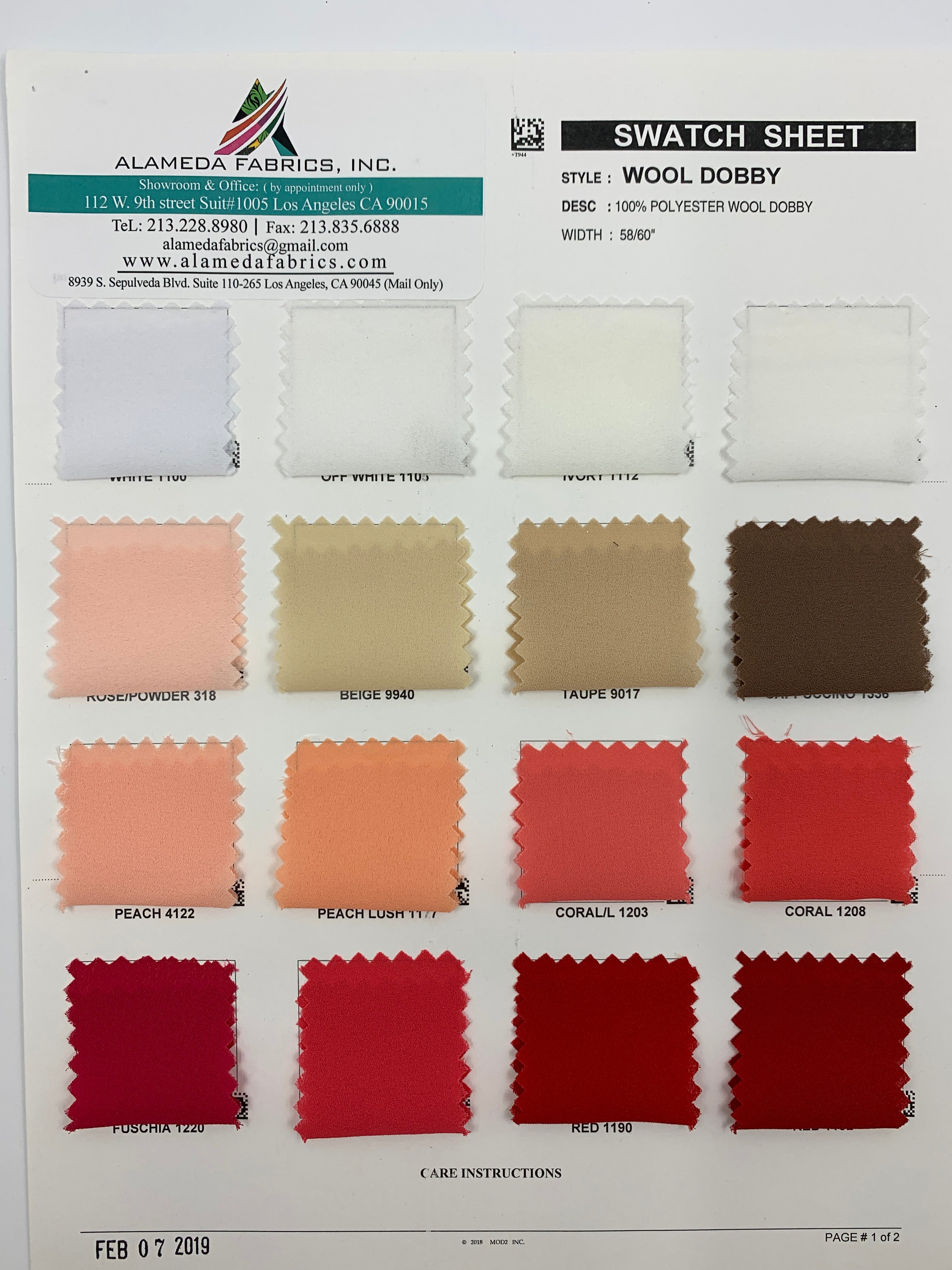 Wool Dobby chiffon