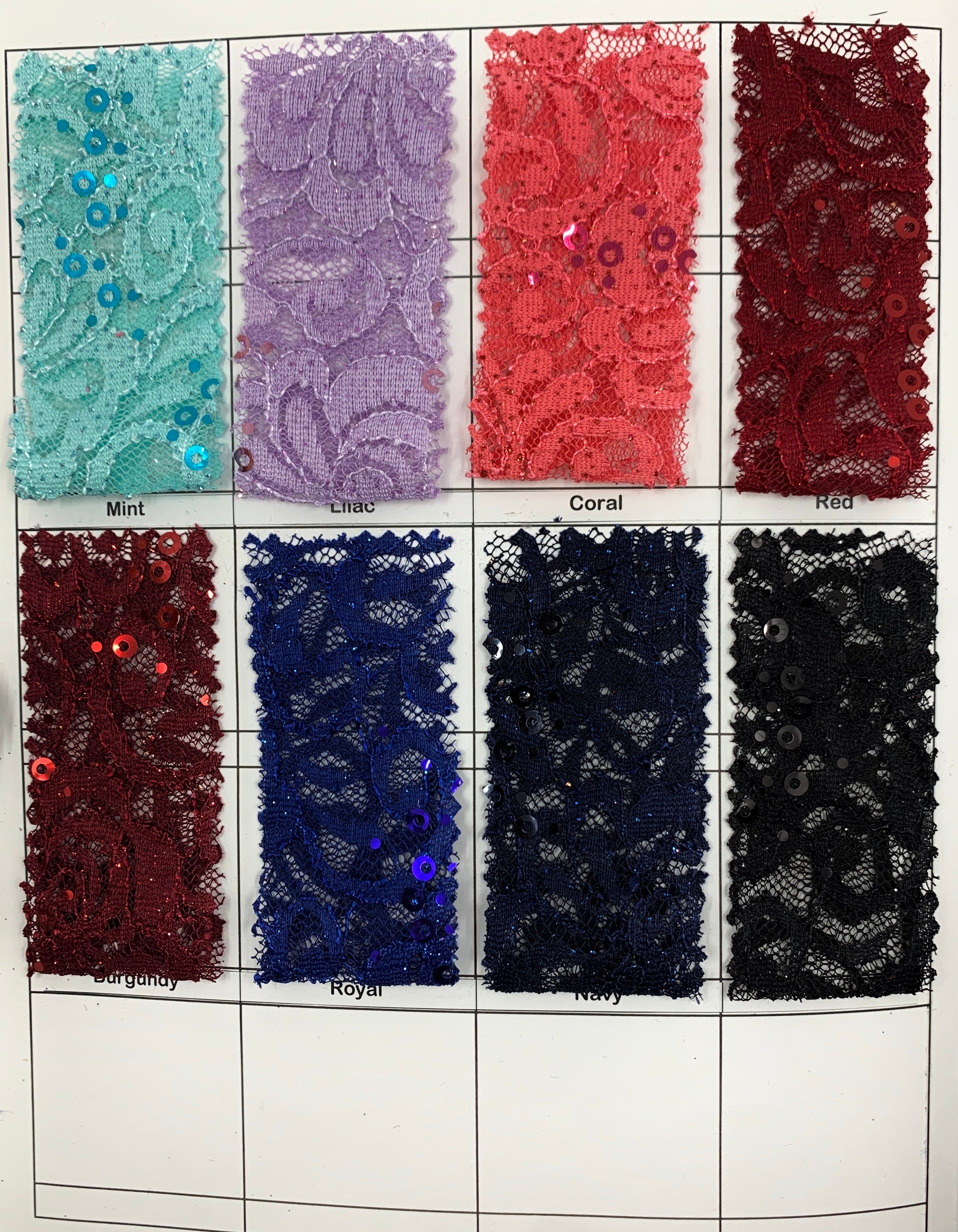 Lace fabric design T-325