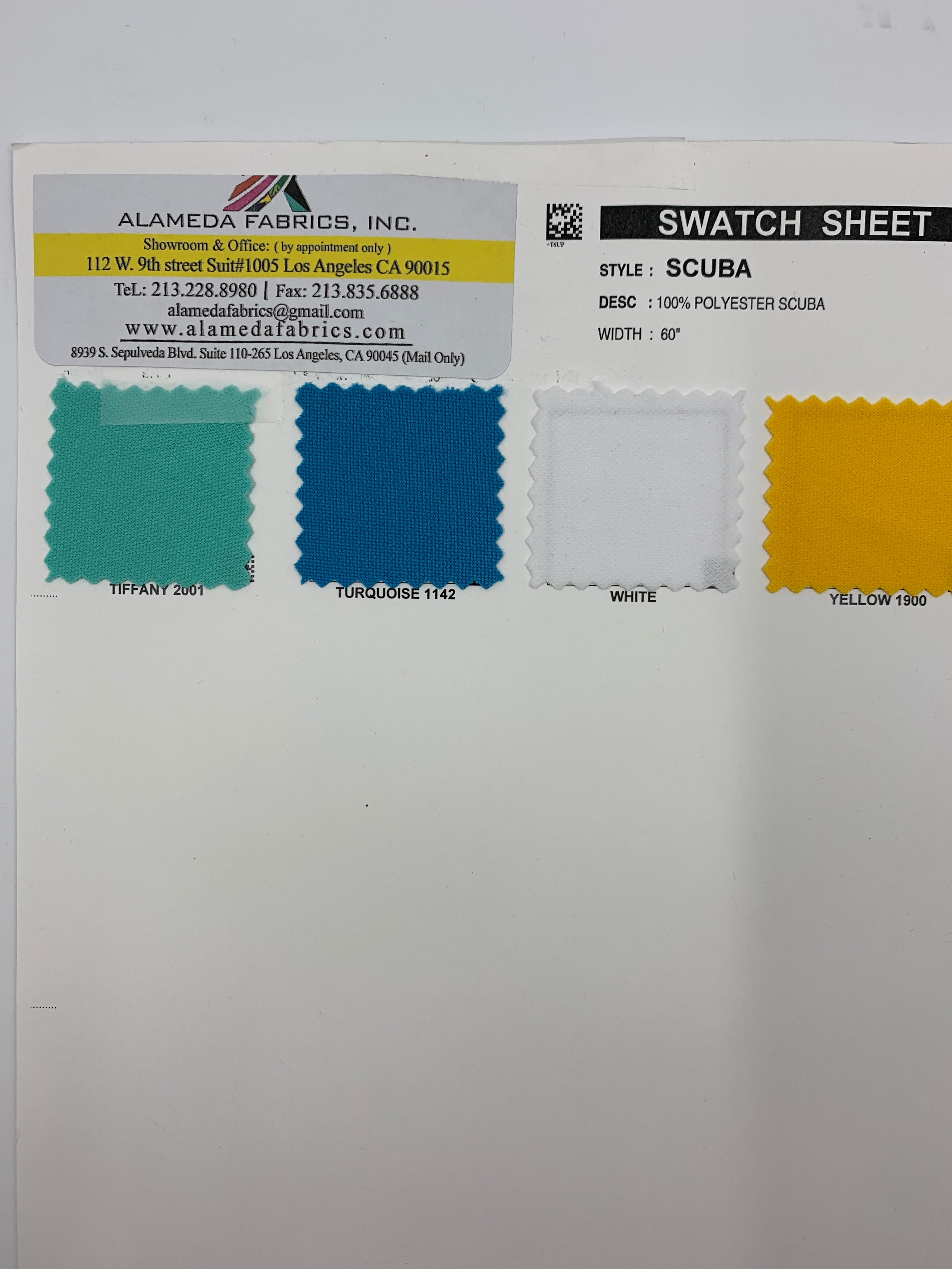 Scuba fabric