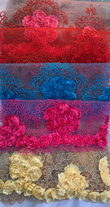 Lace fabric design 91313